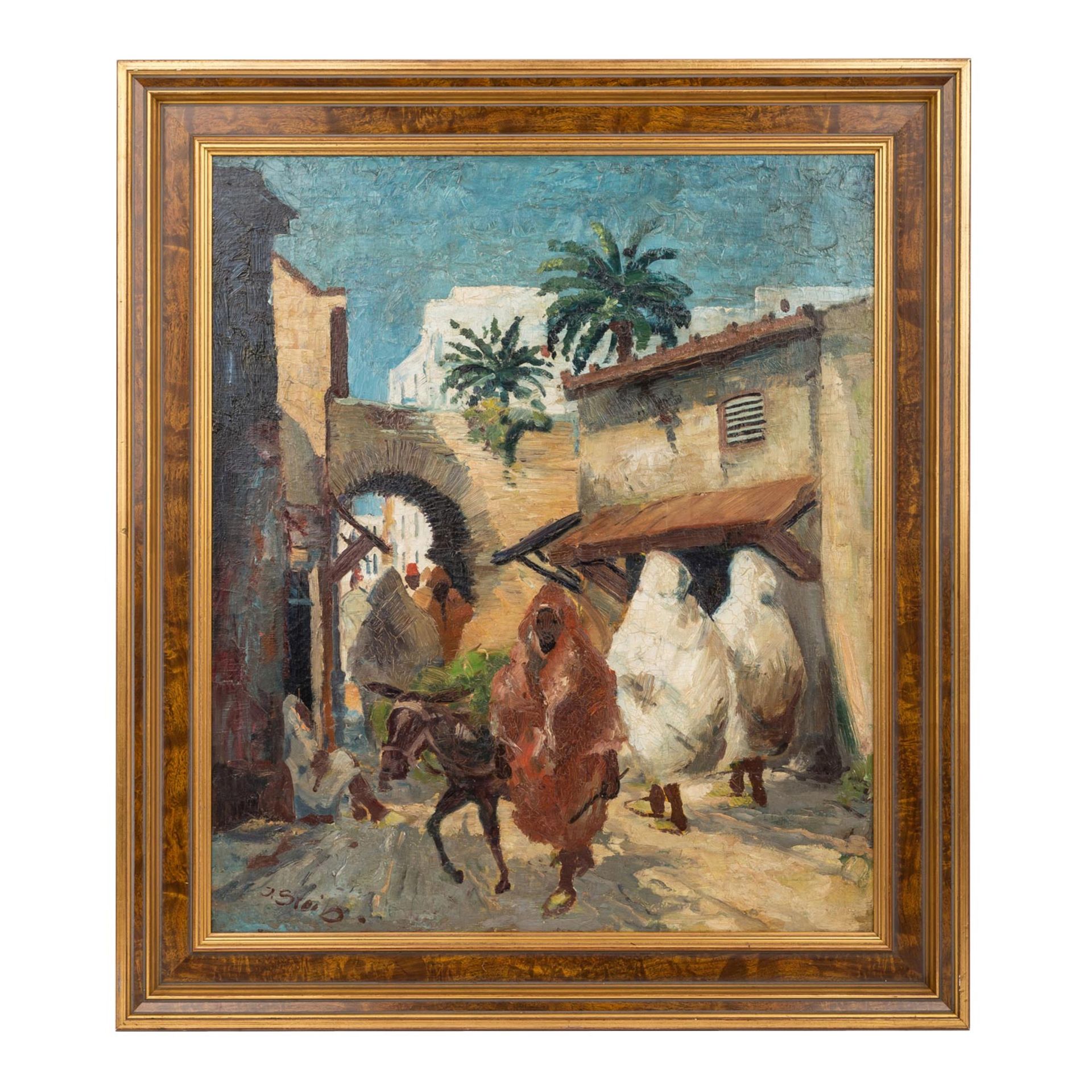 STEIB, JOSEF (1898-1957), "Orientalische Straßenszene", - Image 2 of 2