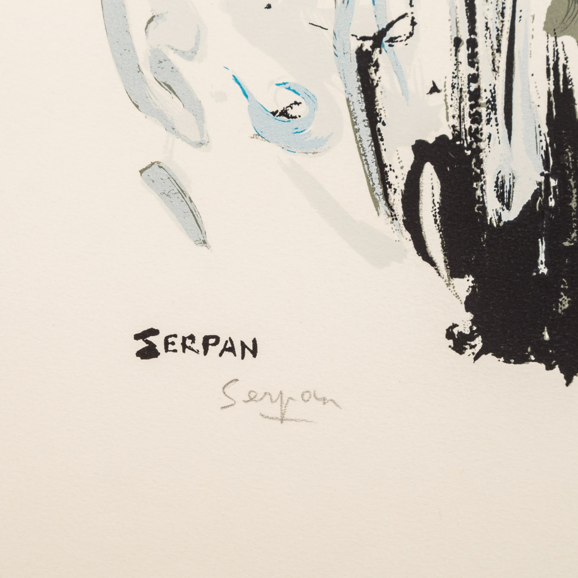 SERPAN, JAROSLAV (1922-1976), 2 Abstrakte Kompositionen, - Image 2 of 6