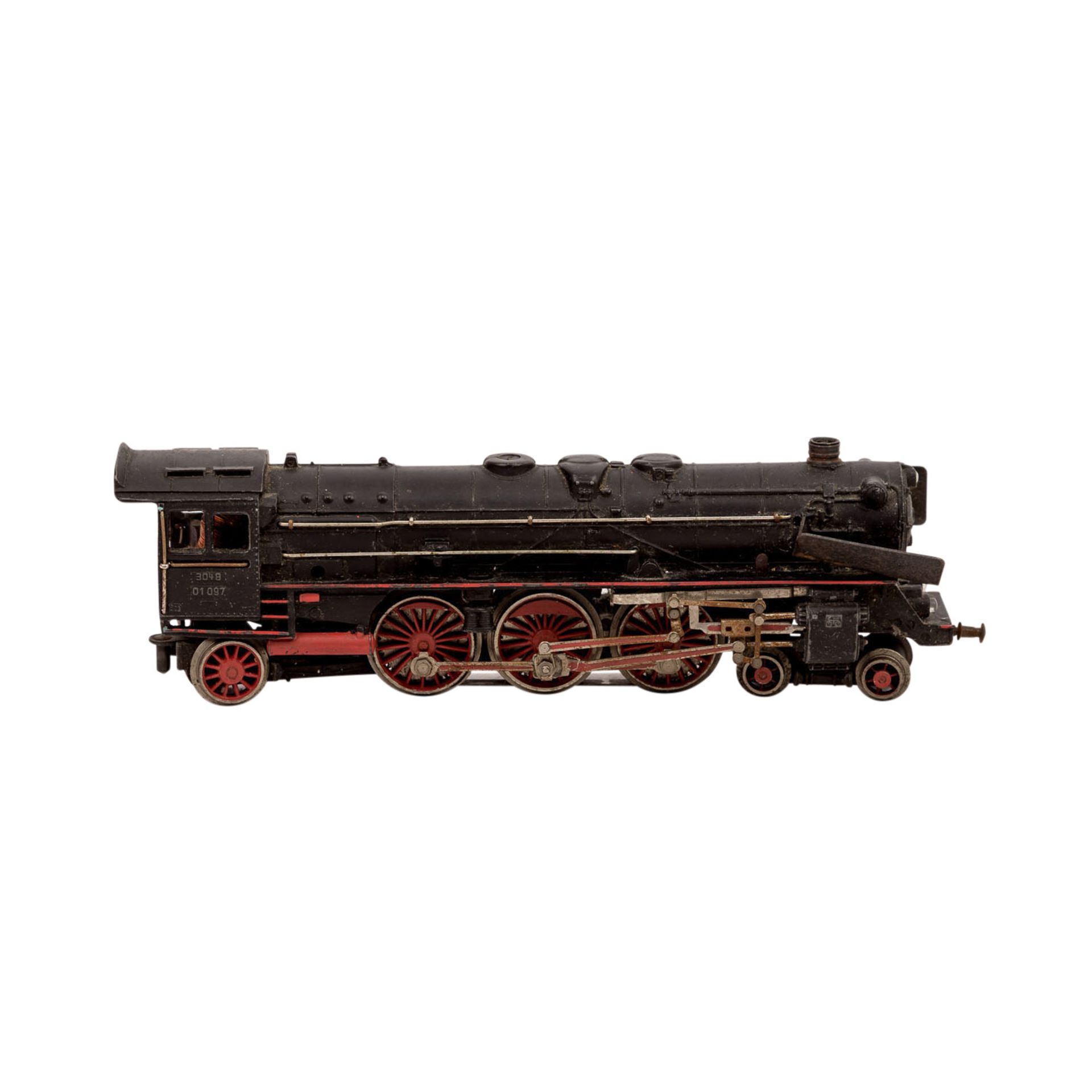 MÄRKLIN Konvolut Lokomotiven Personen- und Güterwagen, Spur H 0,Bestehend aus Dampflok BN 01097 - Bild 2 aus 4