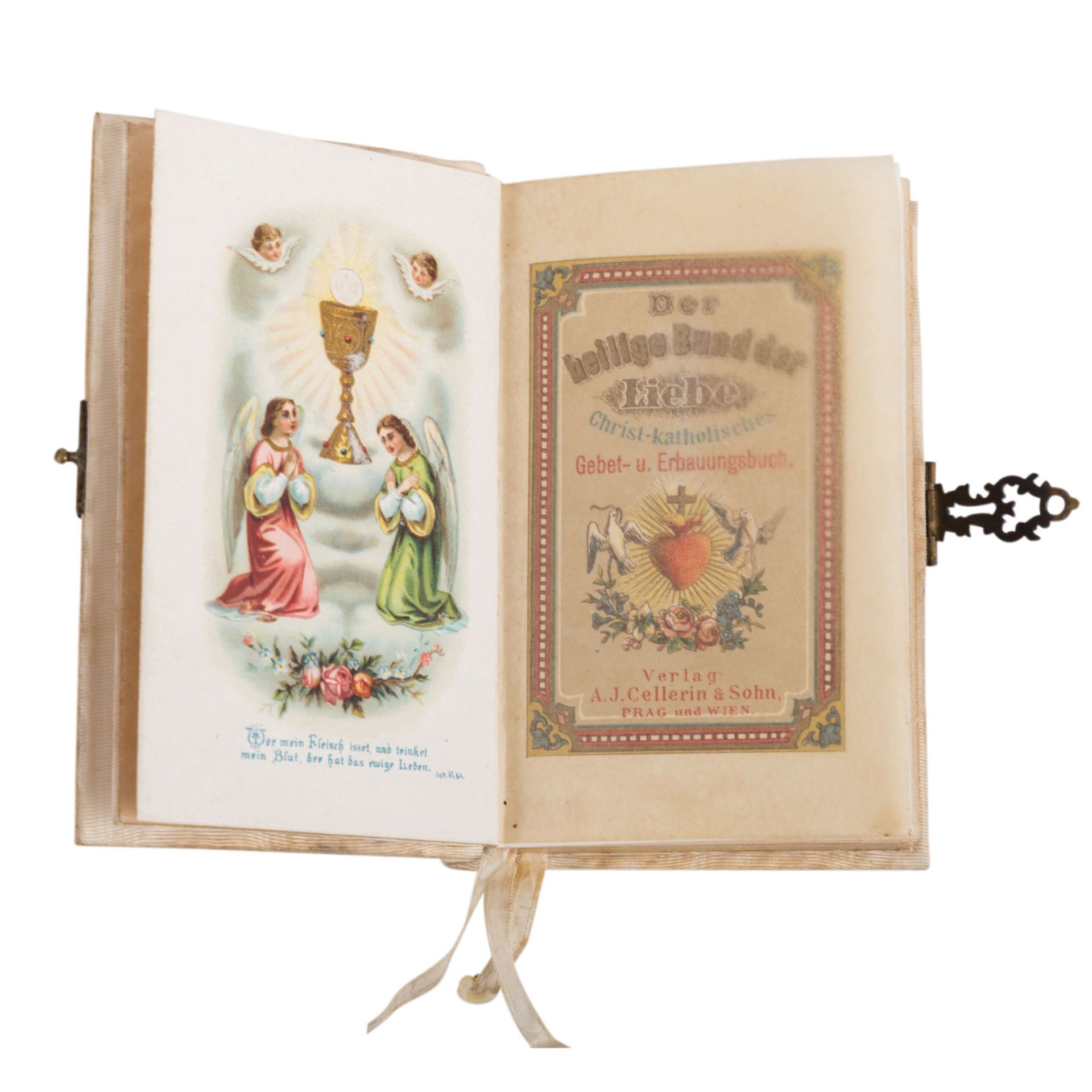 'Der heilige Bund der Liebe, christ.-katholisches Gebet- u. Erbauungsbuch', Prag und Wien 1884. - Image 3 of 4
