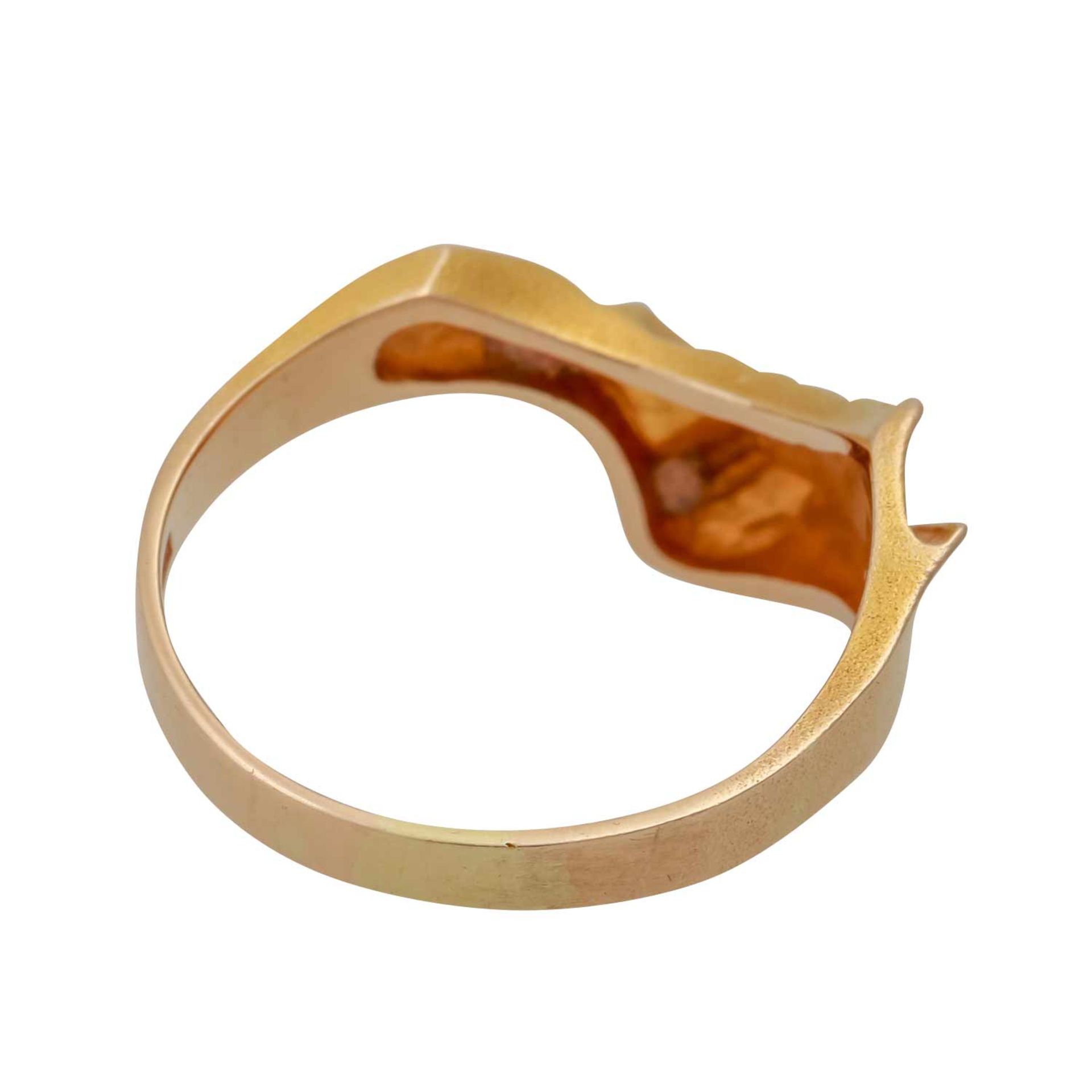 LAPPONIA Ring,GG 14K, RW: 57, minimale Tragespuren, mit Herstellermarke, Datumsmarke 1992 sowie - Bild 3 aus 4