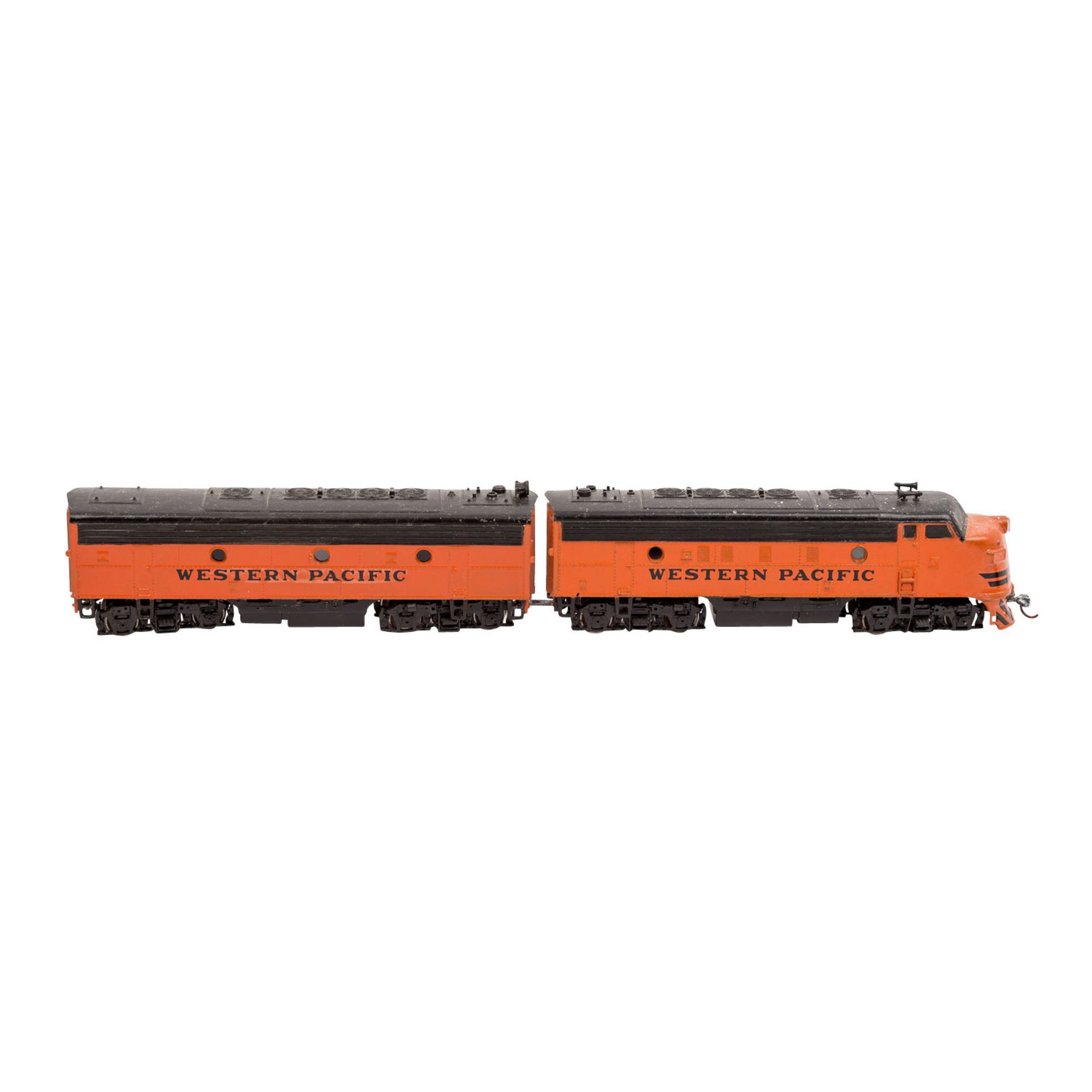 MÄRKLIN/TRIX/ATHEARN Konvolut Diesellok mit 16 Güterwagen, Spur H0,Artikel sind Unikate und in - Bild 3 aus 3