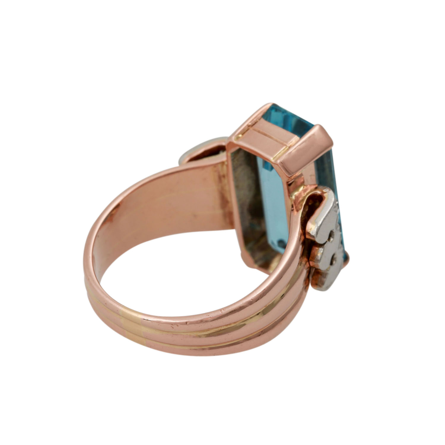 Ring mit Aquamarin ca. 6,5 ct - Image 3 of 5