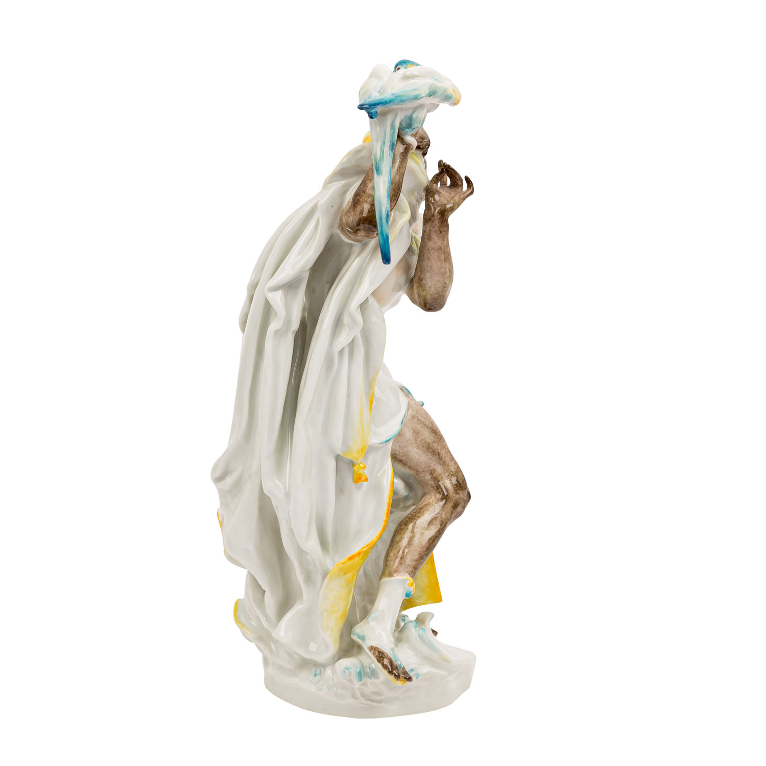 MEISSEN Figurengruppe „Stehender Mohr mit Papagei“, 20. Jh. - Image 4 of 6