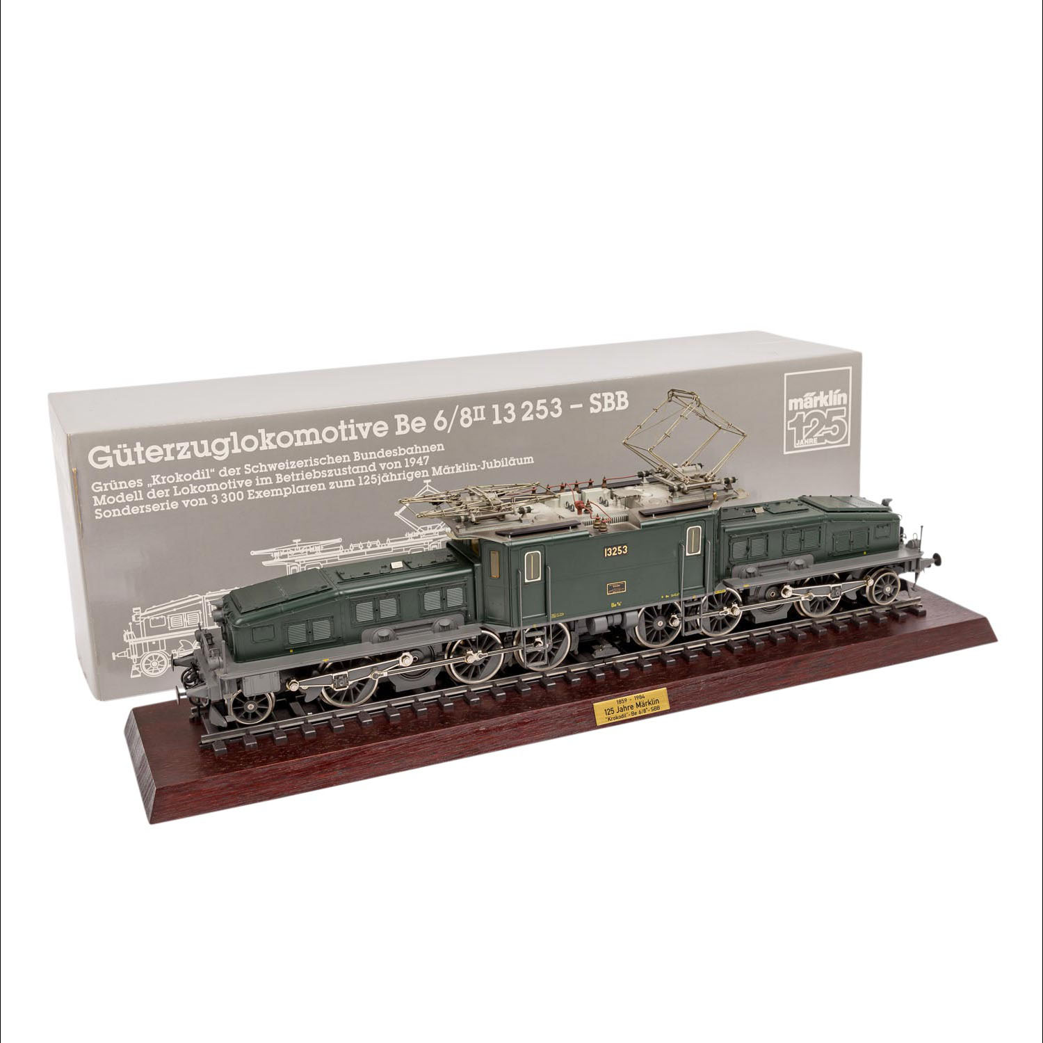 MÄRKLIN Güterzuglokomotive "Grünes Krokodil", Spur 1, - Image 6 of 6