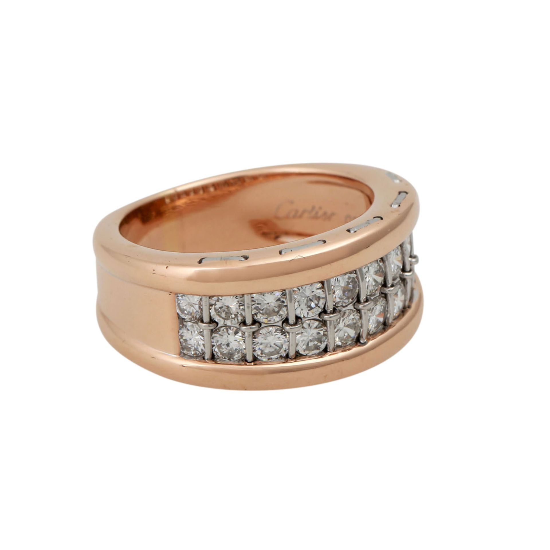 CARTIER Ring mit Brillanten