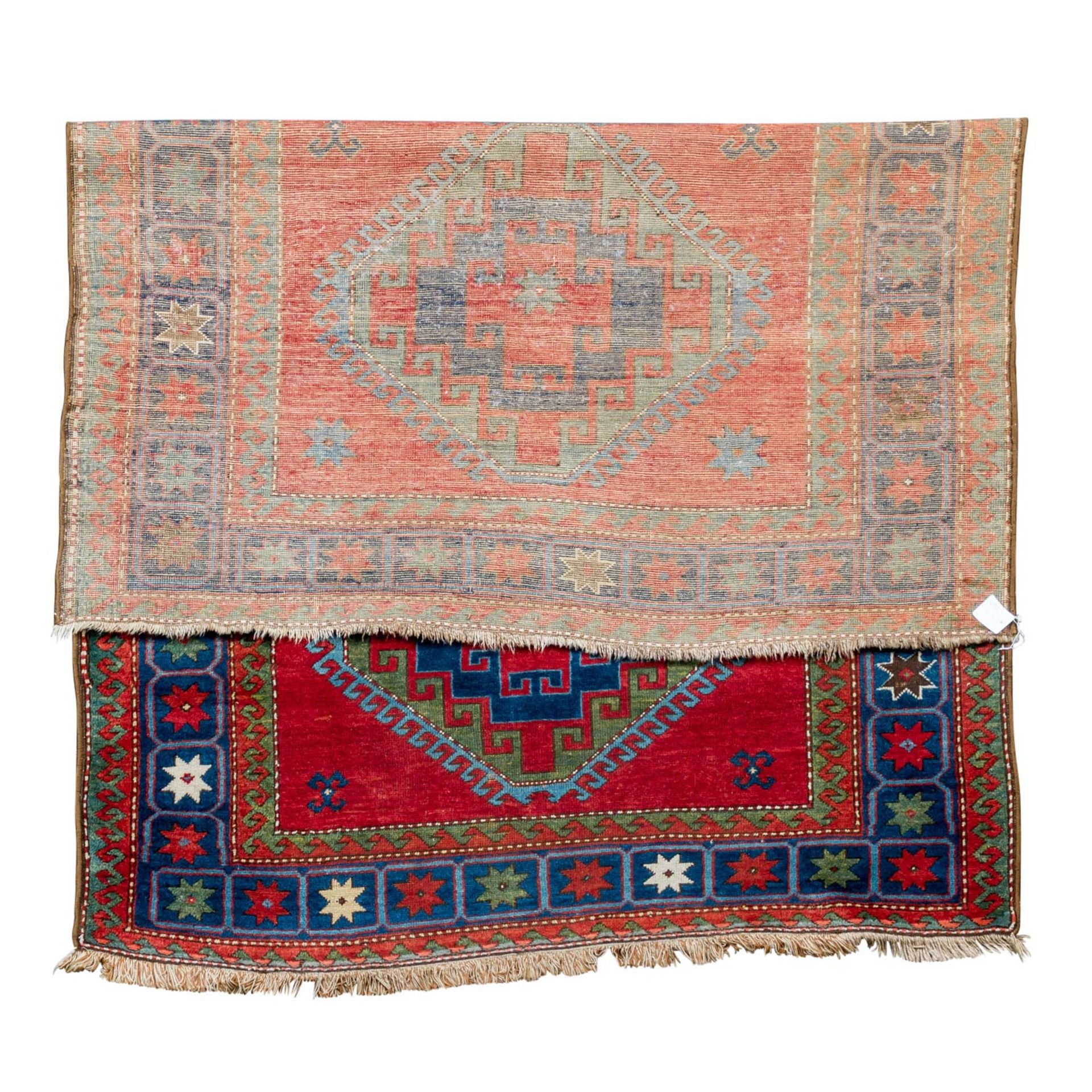 Orientteppich. KASAK alt/RUSSLAND, um 1900, 202x141 cm. - Image 2 of 4