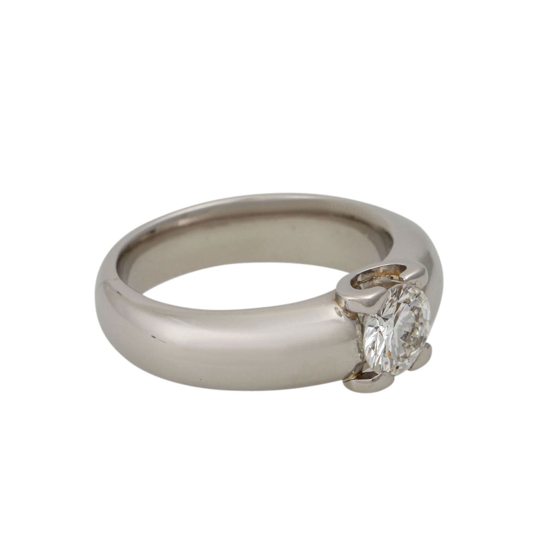 Ring mit Brillant ca. 1 ct,