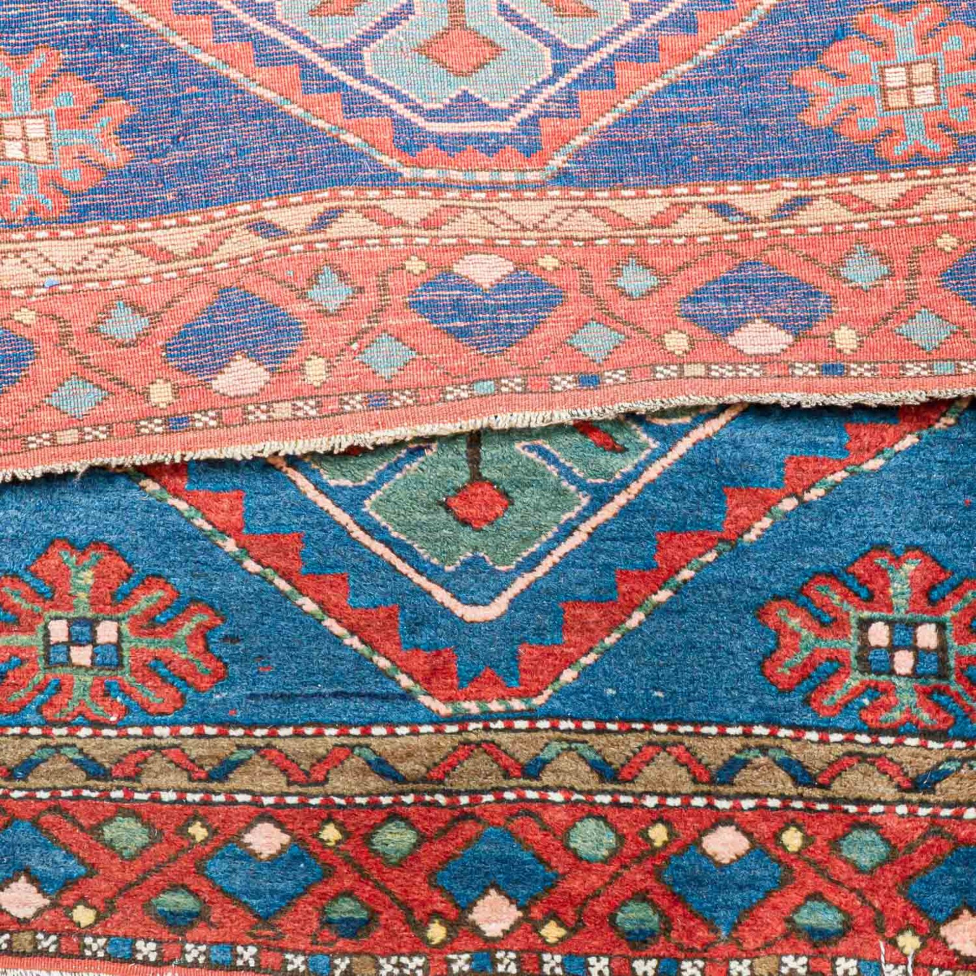 Orientteppich. KASAK/RUSSLAND, Mitte 20. Jh., 185x112 cm. - Image 3 of 4