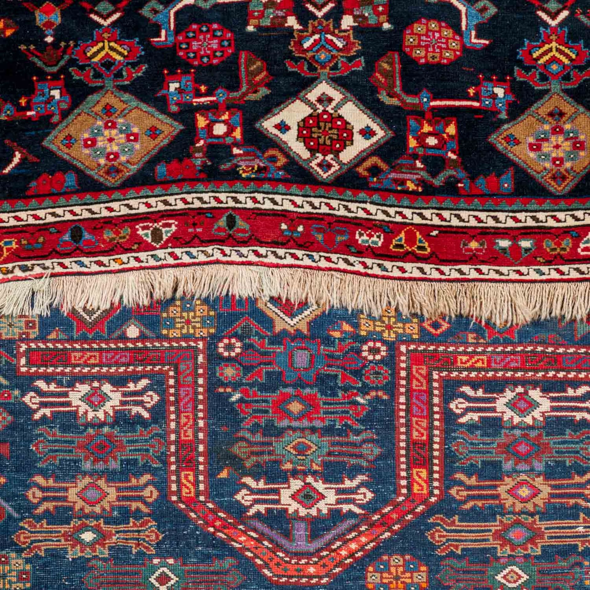 Orientteppich. SCHIRWAN alt/RUSSLAND, 1960er Jahre, 162x108 cm. - Image 4 of 5