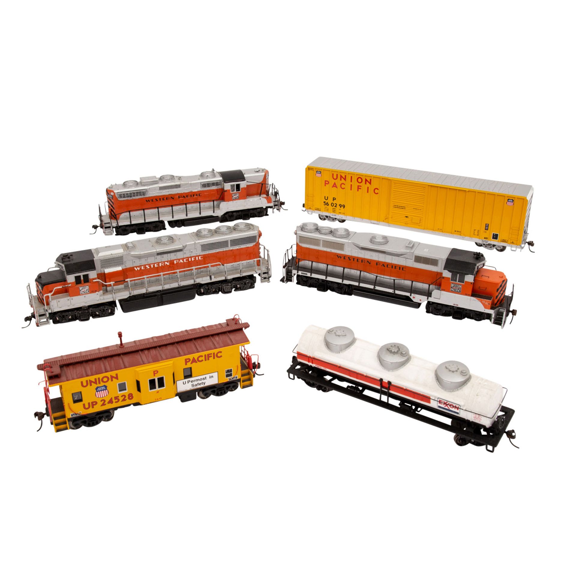 ATLAS/LIFE-LIKE u.a. Konvolut Diesellokomotiven und Güterwägen, Spur H0, bestehend aus 8 Dieselloks - Bild 3 aus 4