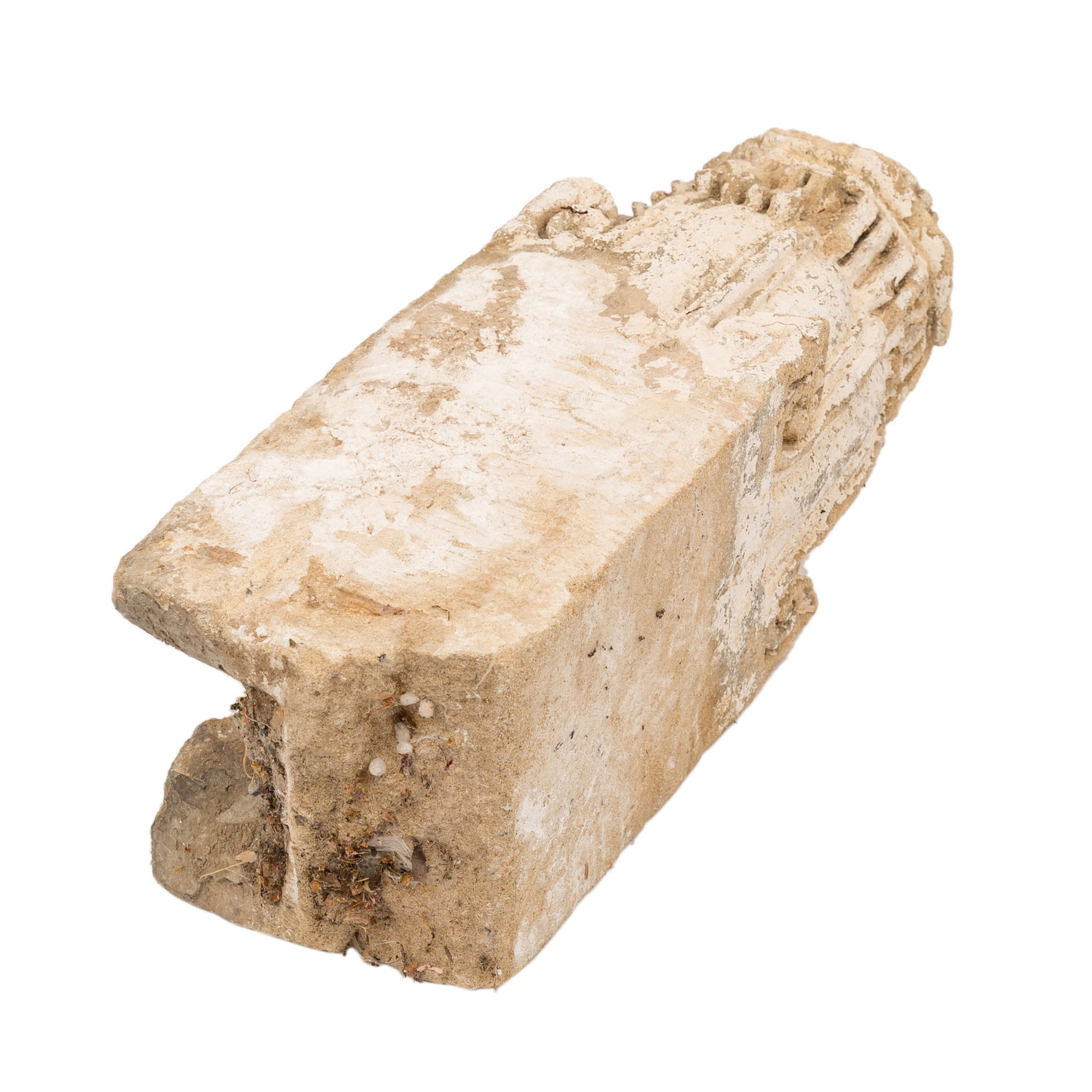Pfeilerfragment, THAILAND. Kalkstein, Fragment eines in der Antike zersägten Pfeilers mit - Bild 4 aus 4
