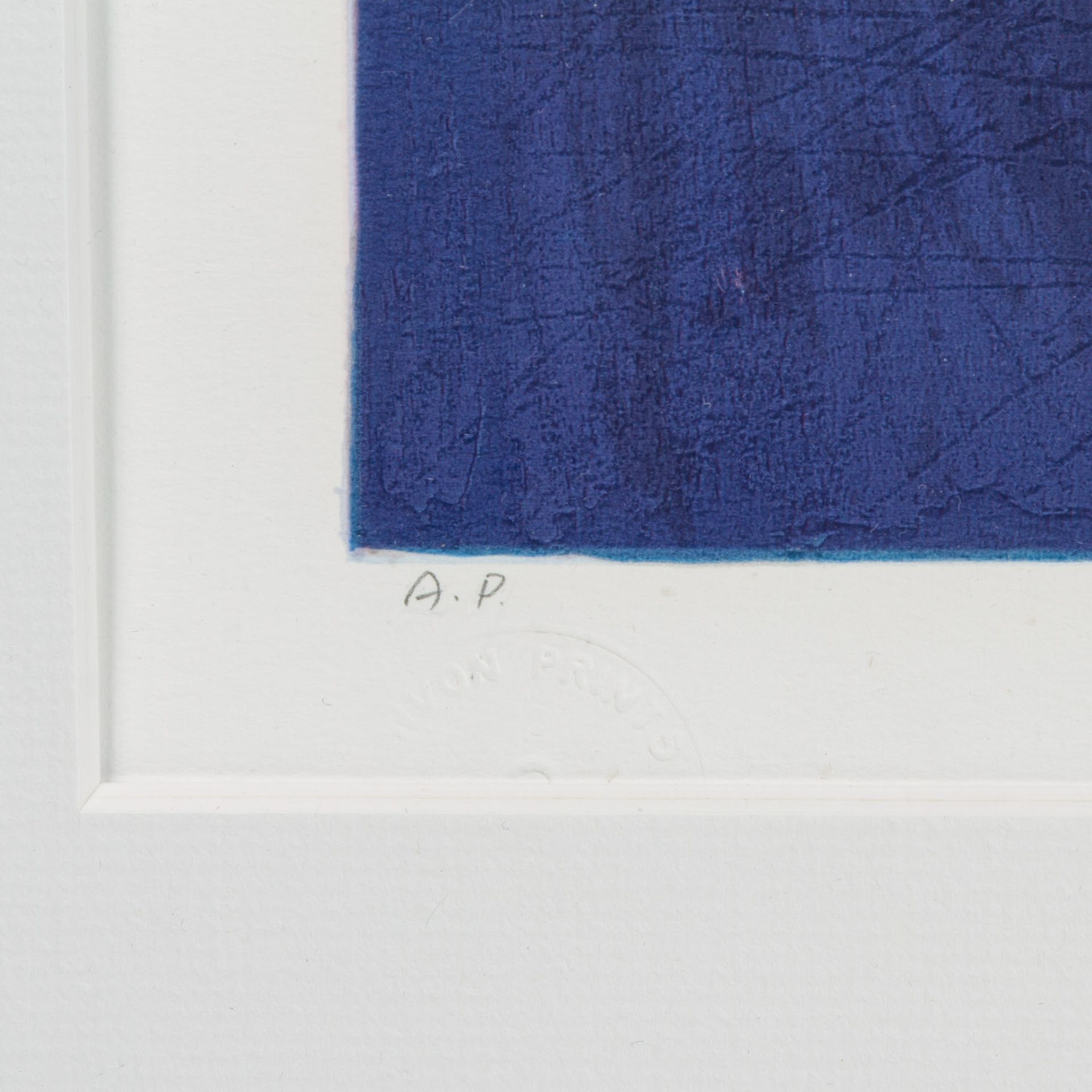 TARKAY, ISAAC (1935-2012), "ohne Titel", Mondäne Dame, an Tisch sitzend, Farbserigraphie/Papier, u. - Bild 4 aus 5