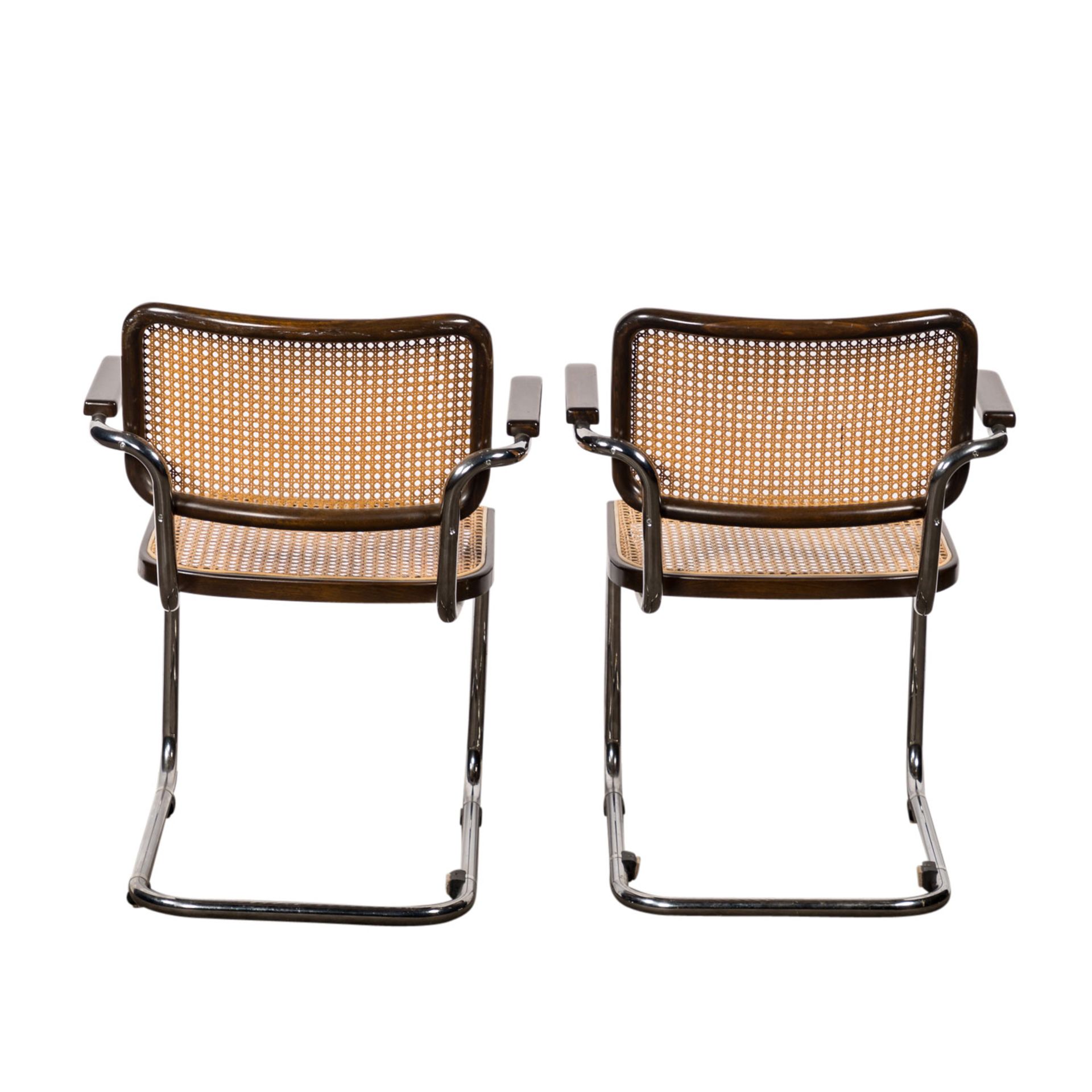 BREUER, MARCEL (1902-1981) FÜR THONET “Paar Freischwinger / Thonet82“, Entwurf um 1930, spätere - Bild 3 aus 4