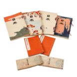 Konvolut von acht Musterbüchern. JAPAN, 1900-1938. U.a. zwei Bände SHIN-BIJUTSUKAI: