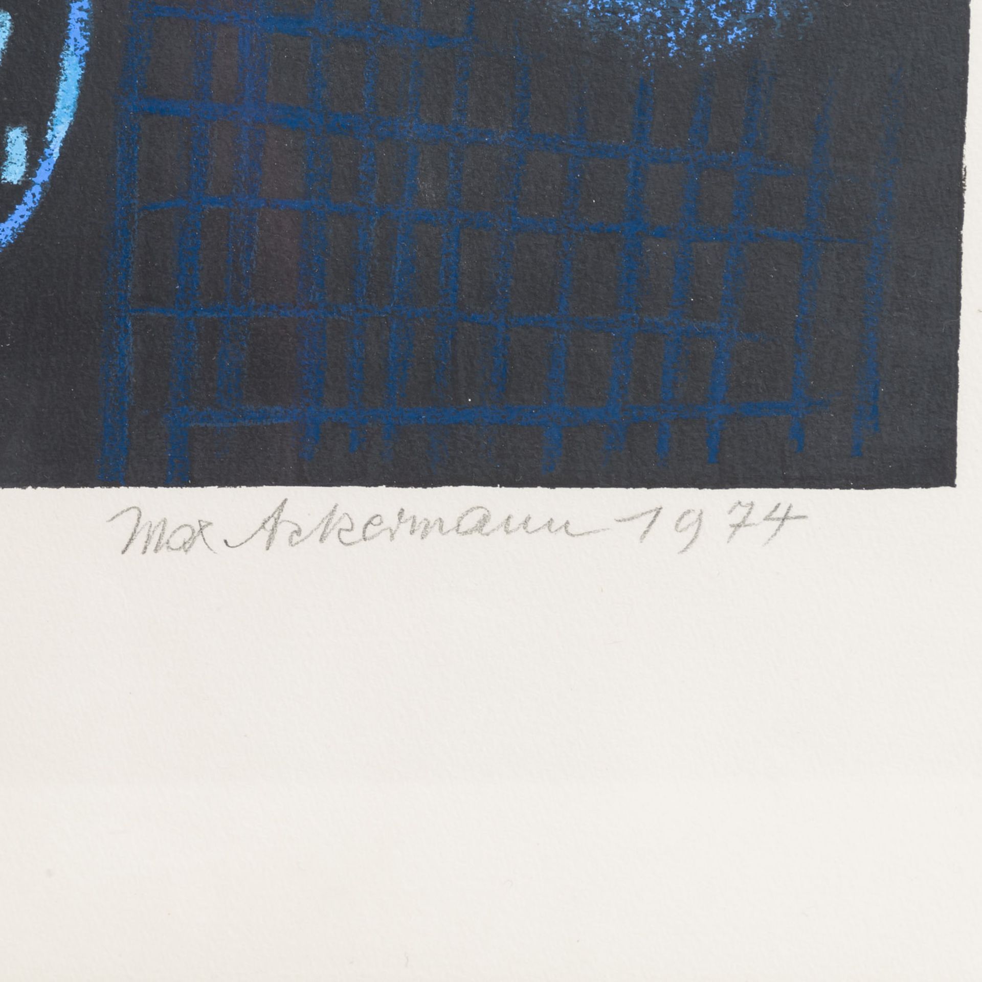ACKERMANN, MAX (1887-1975) "Rhythmen und Klänge" 1974 Farbserigraphie auf Bütten, in Bleistift - Bild 4 aus 5