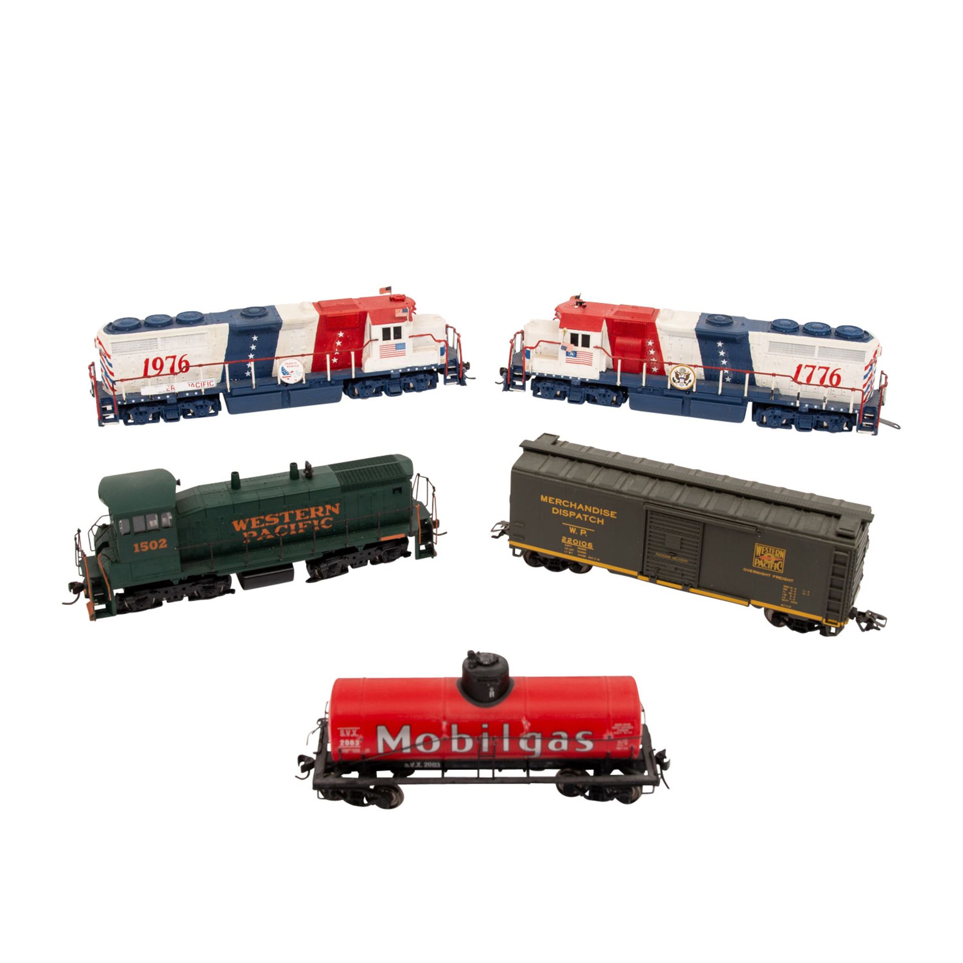 ATLAS/LIFE-LIKE u.a. Konvolut Diesellokomotiven und Güterwägen, Spur H0, bestehend aus 8 Dieselloks - Bild 4 aus 4