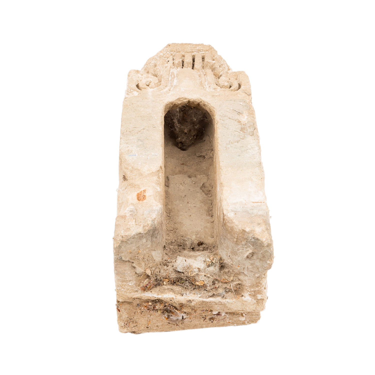 Pfeilerfragment, THAILAND. Kalkstein, Fragment eines in der Antike zersägten Pfeilers mit - Bild 2 aus 4