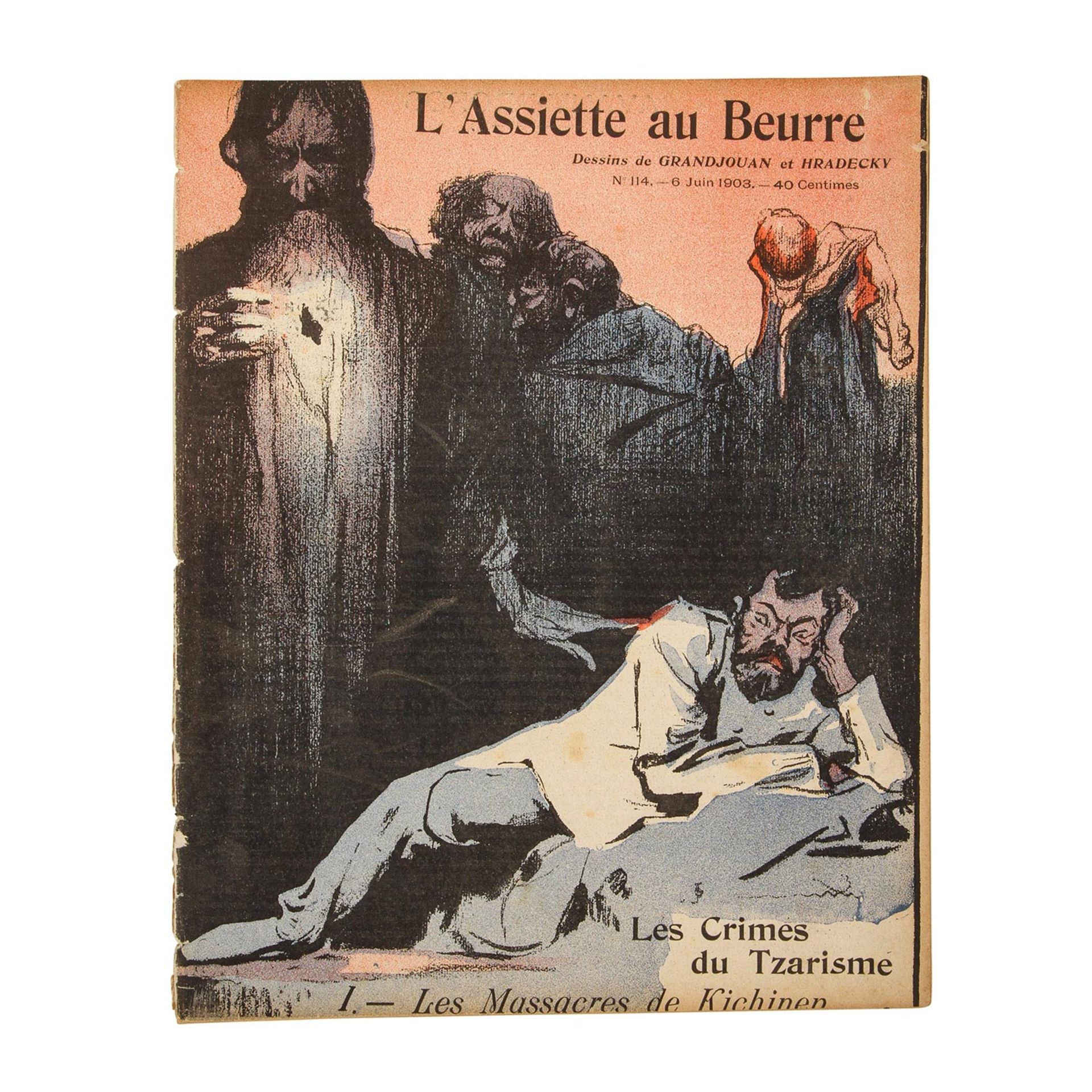 L'Assiette au Beurre, 101 Hefte aus den Jahren 1901 bis 1912, bestehend aus: 25 Hefte April - Sept. - Bild 3 aus 3