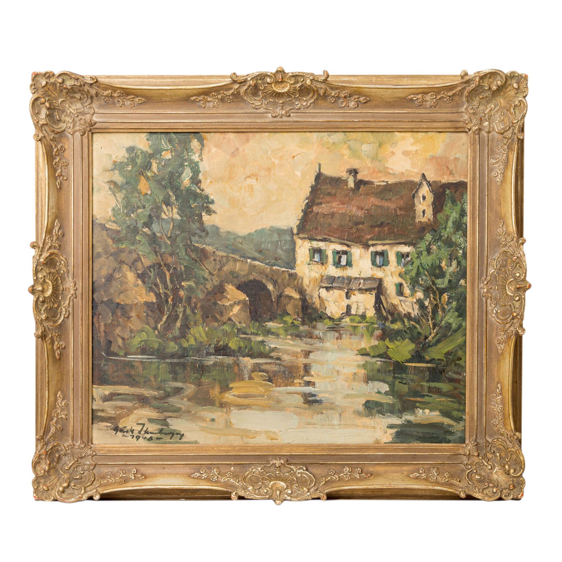 ILLENBERGER, GUSTL (August, geb. 1898 Heidenheim), "Haus am Fluss", - Bild 2 aus 4