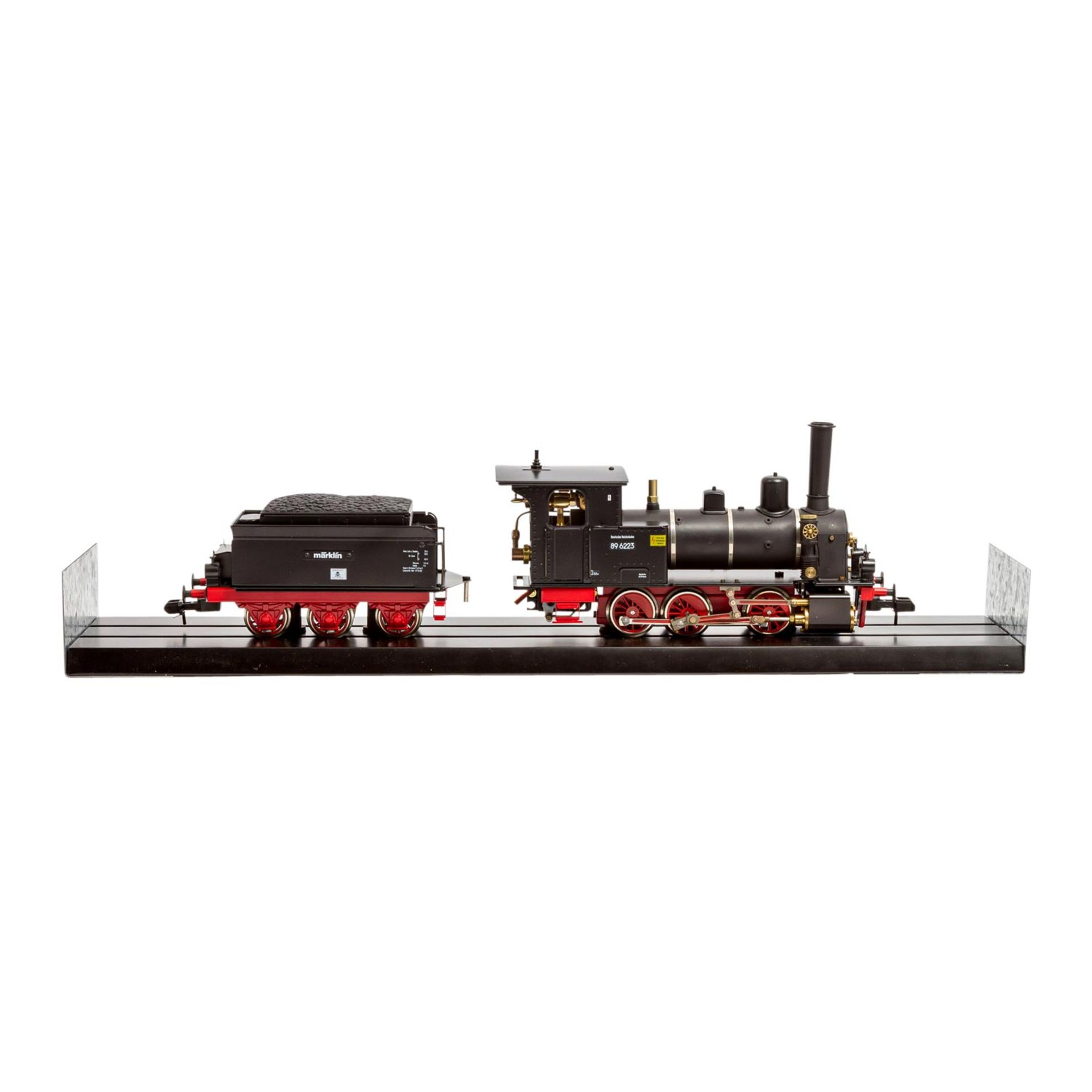 MÄRKLIN Schlepptender-Dampflokomotive mit Echtdampfantrieb 55001, Spur 1, - Bild 2 aus 4