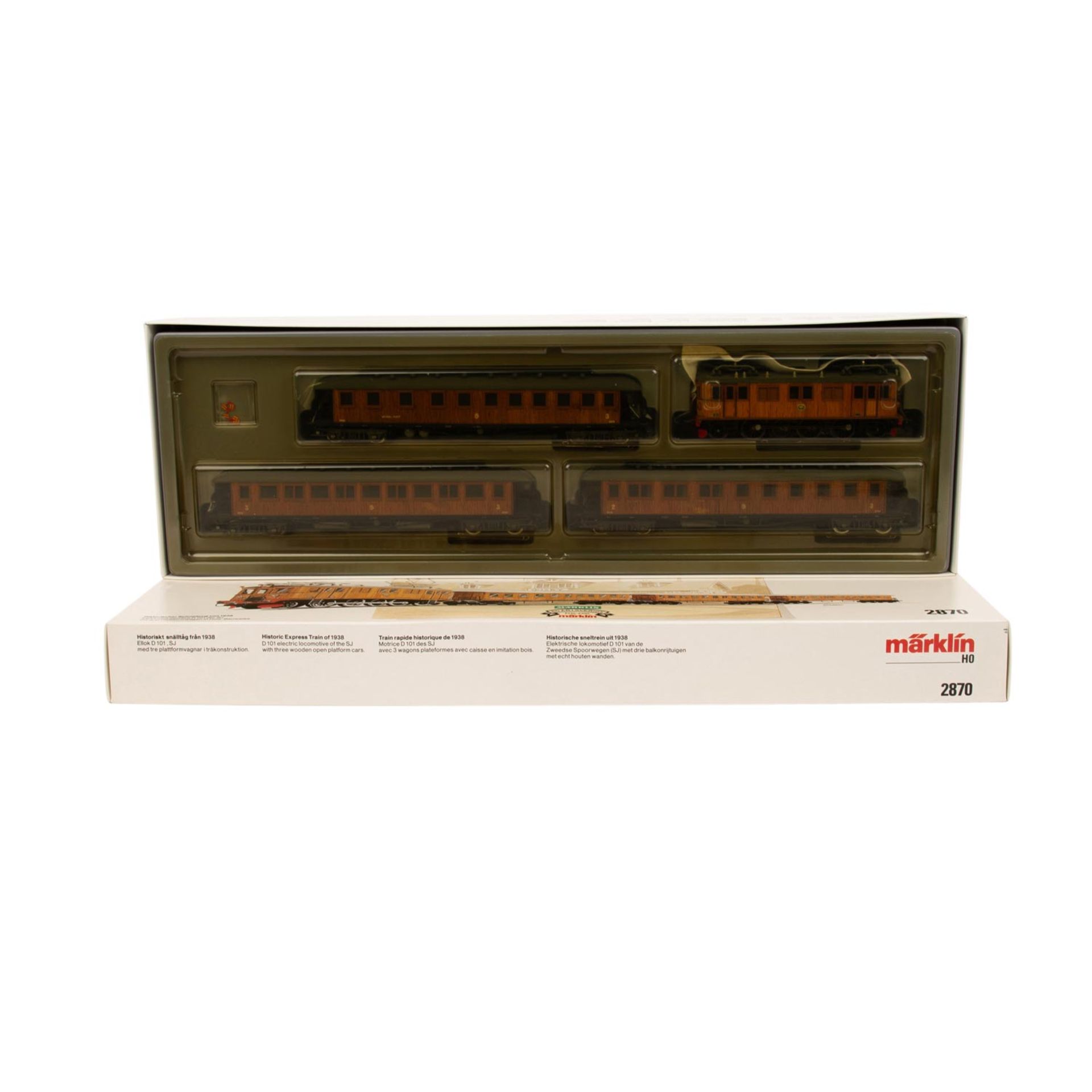 MÄRKLIN Zugset "Historischer Schnellzug von 1938" 2870, Spur H0,