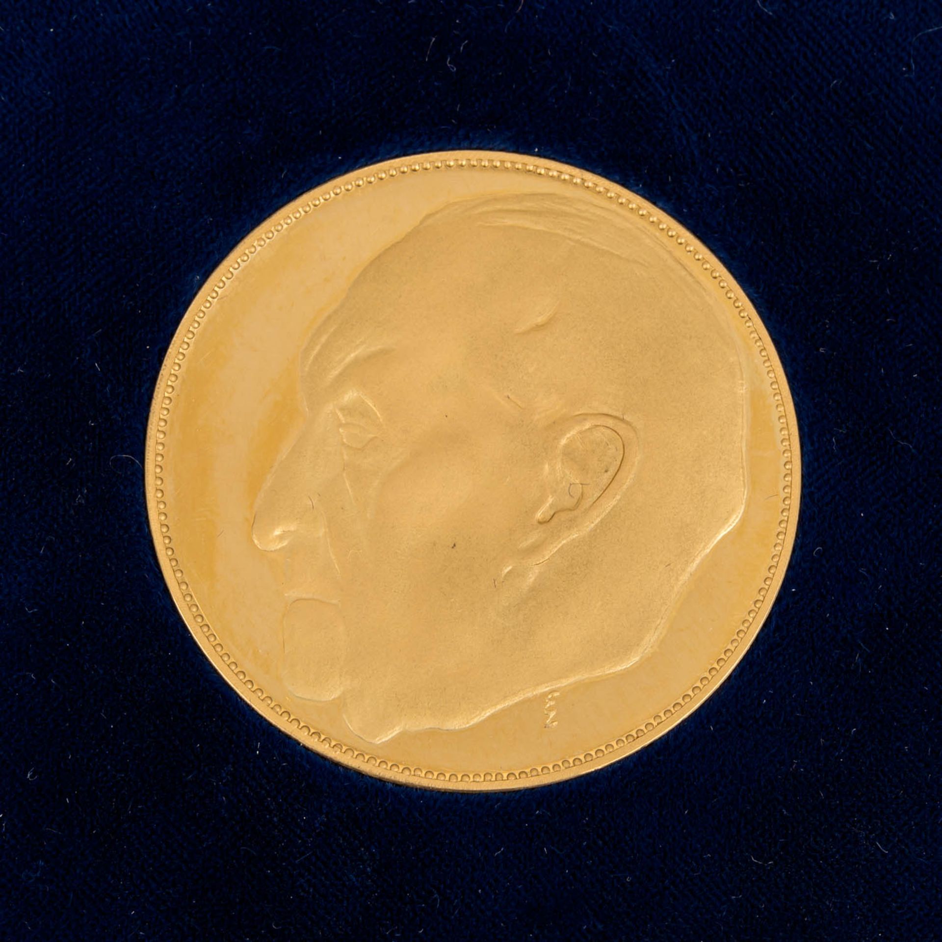BRD - Goldene Gedenkmedaille zu 20 Dukaten 1957, - Image 2 of 3