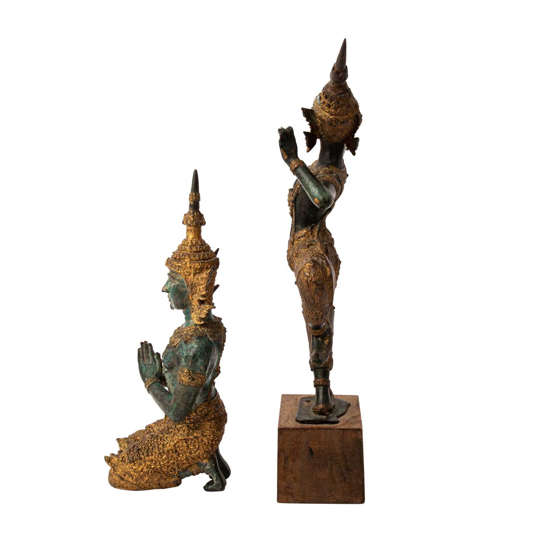 Zwei Ramakian-Figuren. THAILAND, 20. Jh.. - Image 2 of 5