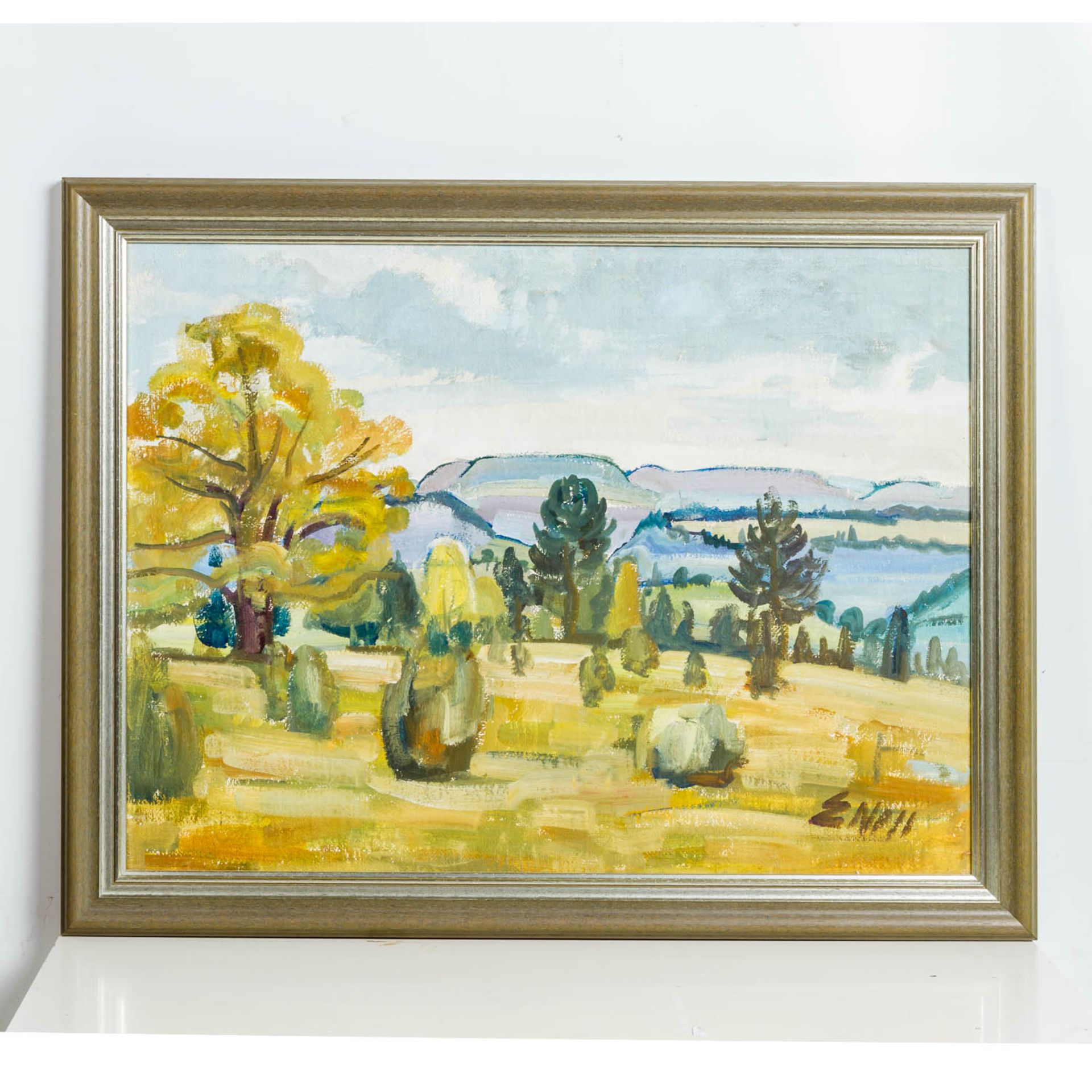 NELL, EUGEN (1905-1994) "Alblandschaft im Herbst" - Bild 2 aus 4