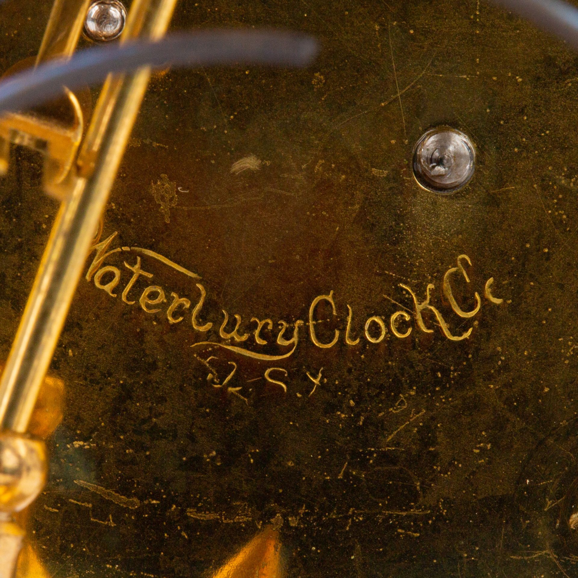 WATERBURY CLOCK CO TISCHUHR, - Image 4 of 5