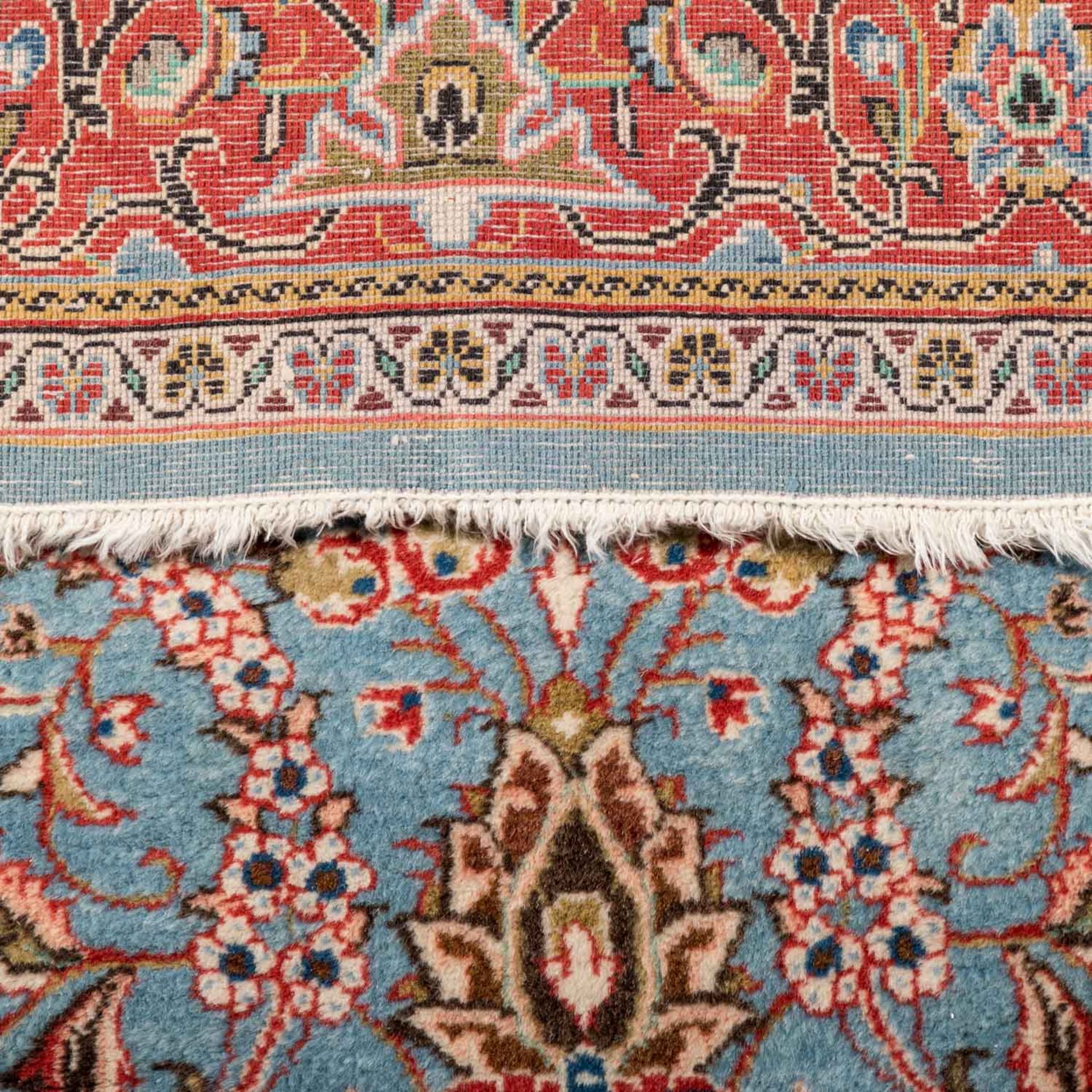 Zwei Orientteppiche. SAROUGH/IRAN, 20. Jh., jeweils ca. 217x135 cm. - Image 4 of 6