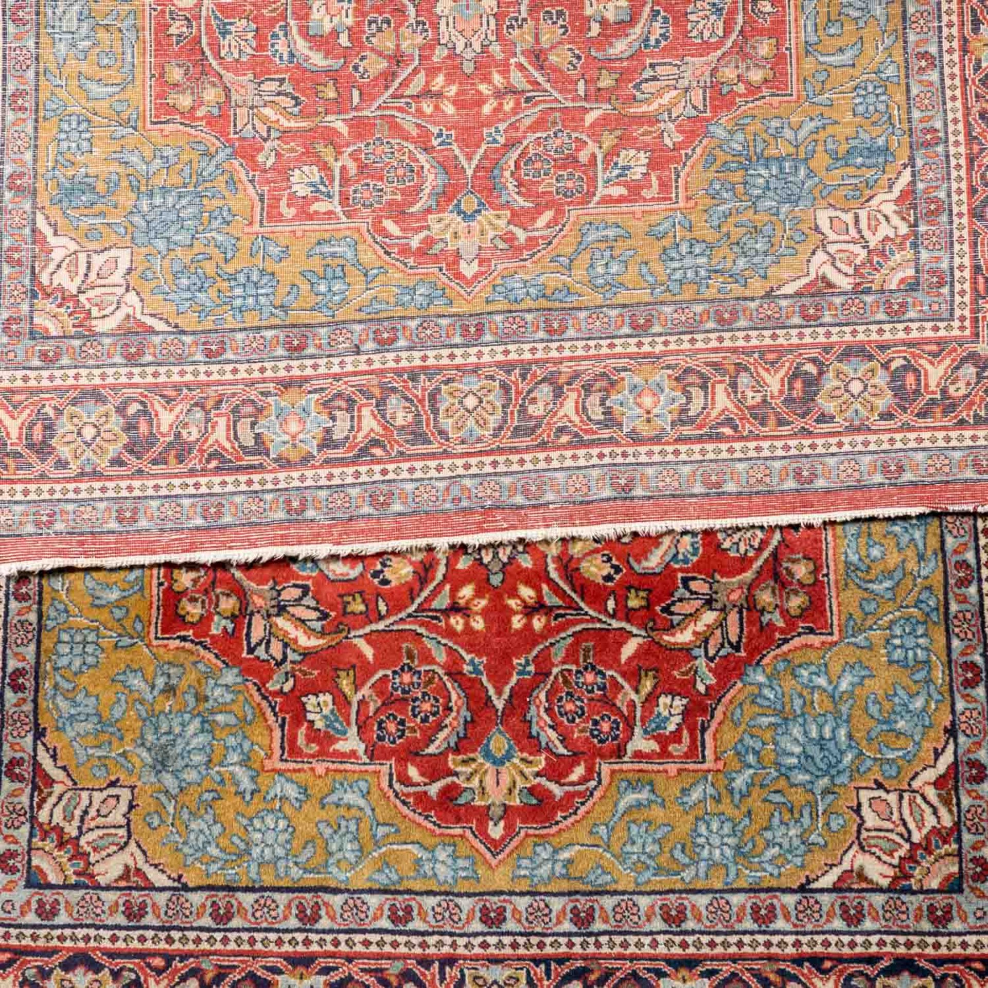 Zwei Orientteppiche. SAROUGH/IRAN, 20. Jh., jeweils ca. 217x135 cm. - Image 3 of 6