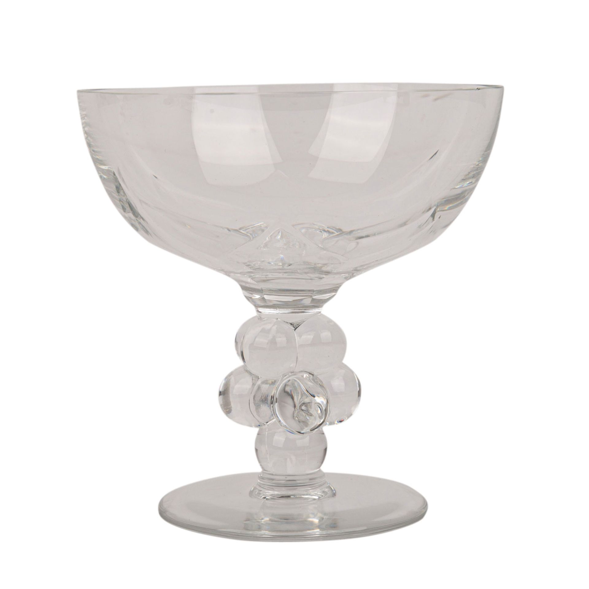 SATZ VON 6 CHAMPAGNERSCHALEN LALIQUE FRANCE, - Image 2 of 2