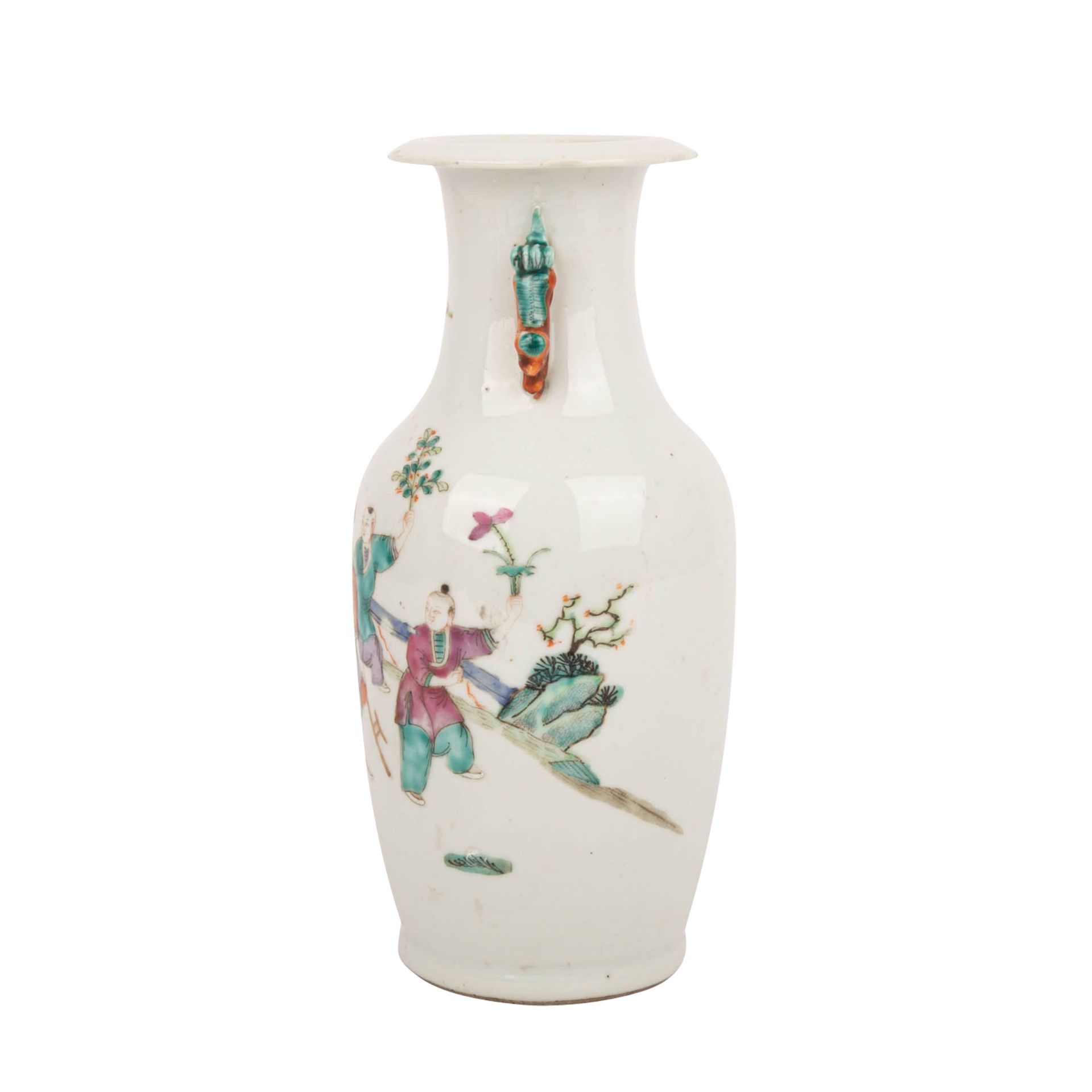 Famille rose - Vase. CHINA, späte Qing-Dynastie (19. Jh.). - Image 2 of 5