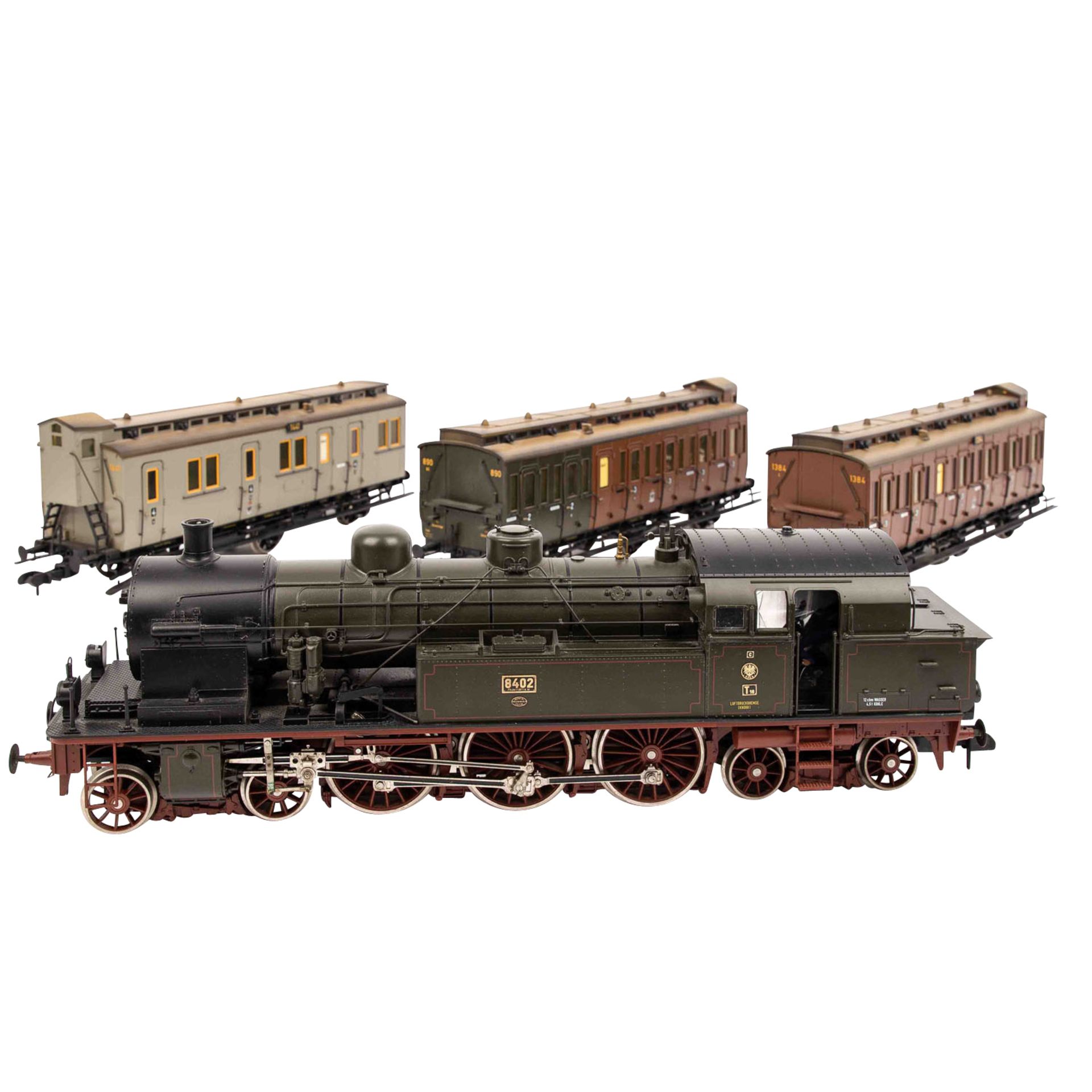 MÄRKLIN preußischer Personenzug der K.P.E.V., Spur 1,