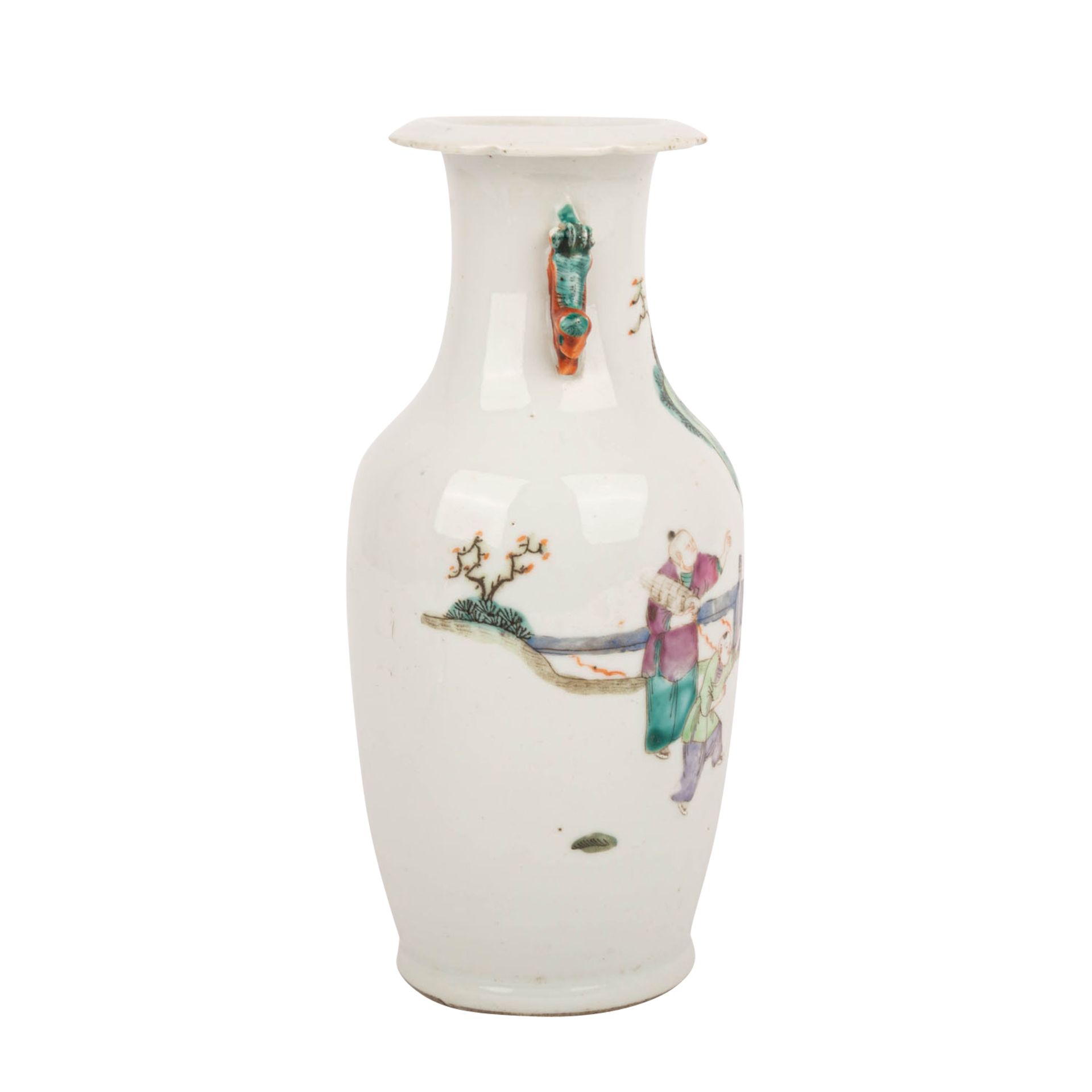 Famille rose - Vase. CHINA, späte Qing-Dynastie (19. Jh.). - Image 4 of 5