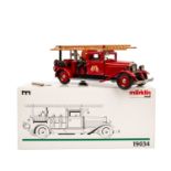 MÄRKLIN Feuerwehr Löschfahrzeug 19034,