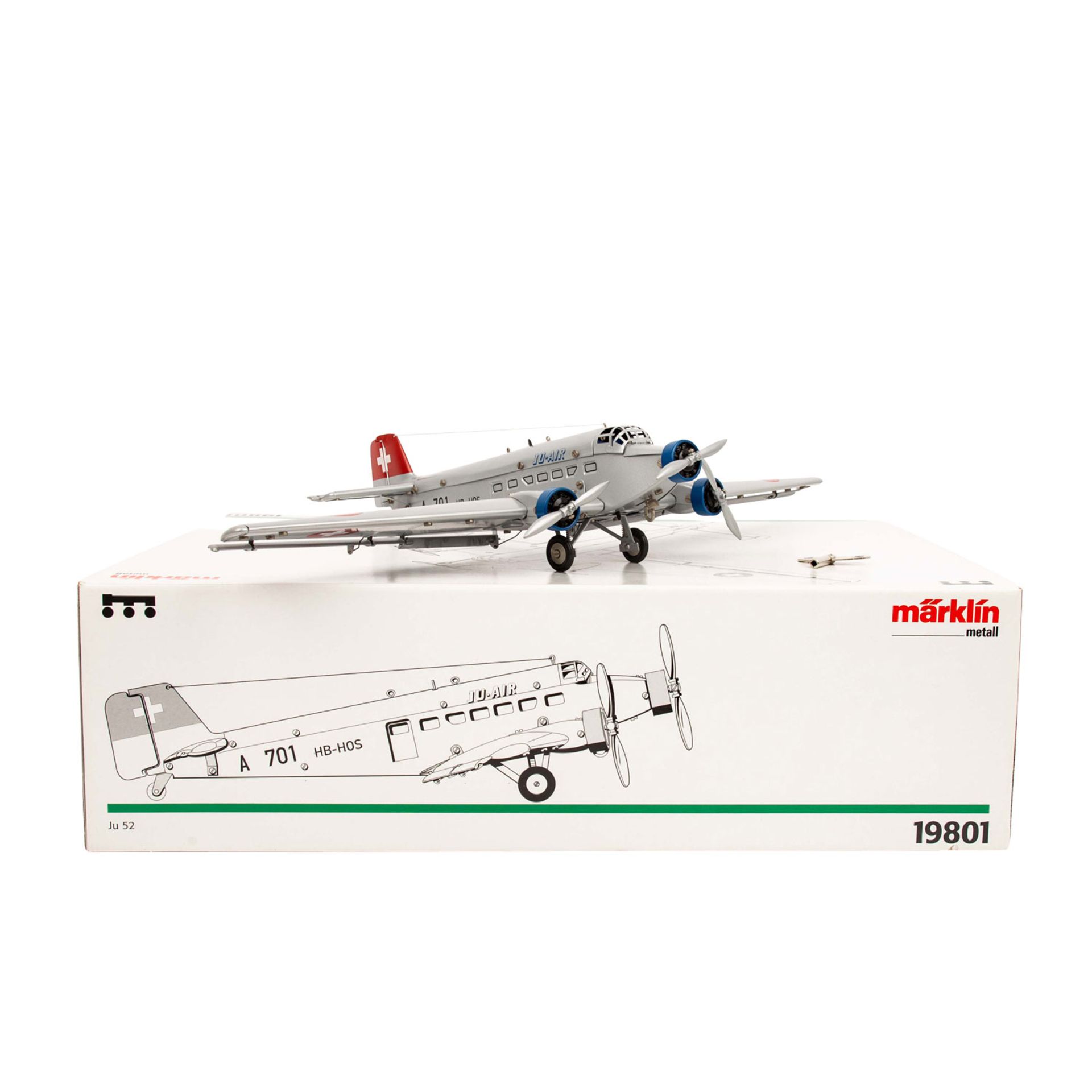 MÄRKLIN schweizer Flugzeug "Ju 52" 19801,