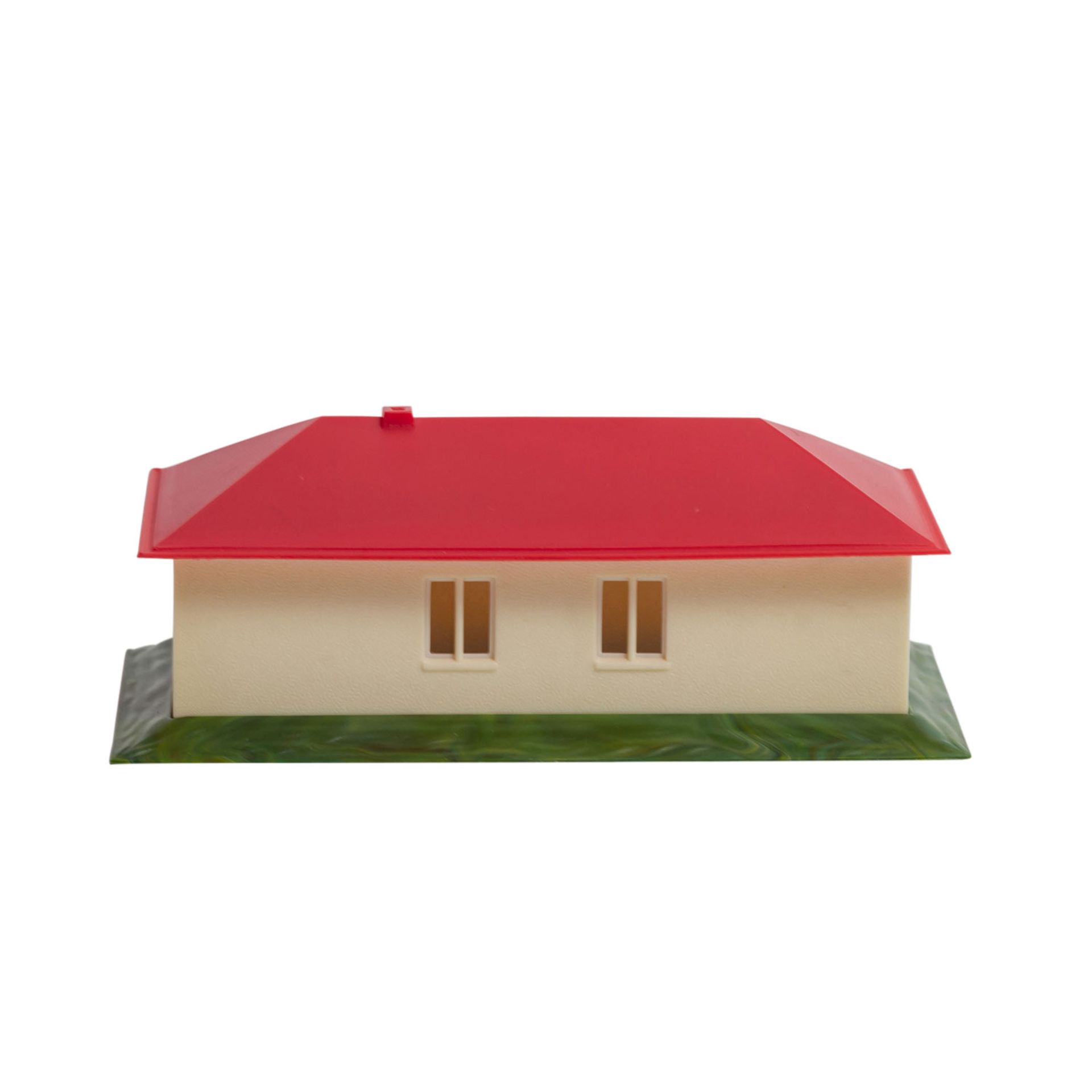 WIKING Landhaus ohne Einrichtung,Landhaus mit rotem Dach, ohne Bemalung, Bodenprägung - Bild 2 aus 4