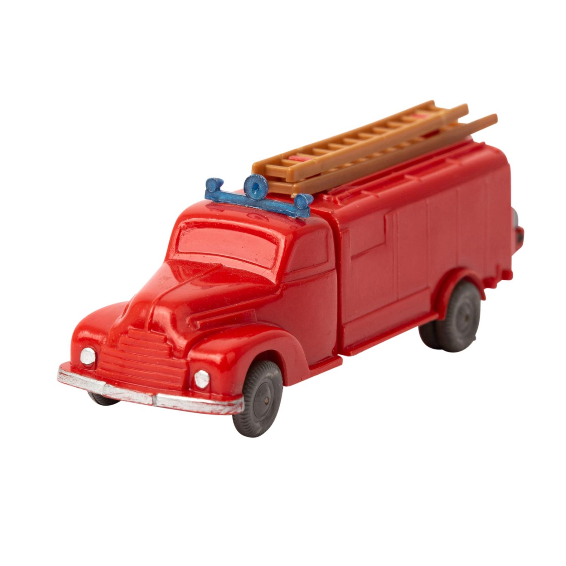 WIKING Ford Feuerwehr-Spritzenwagen, 1955/58,unverglaster Rollachser, blaßroter Aufba