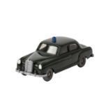 WIKING Mercedes Benz 180 Polizeiwagen, 1967/68,tannengrüne Karosserie, ungewöhnliche