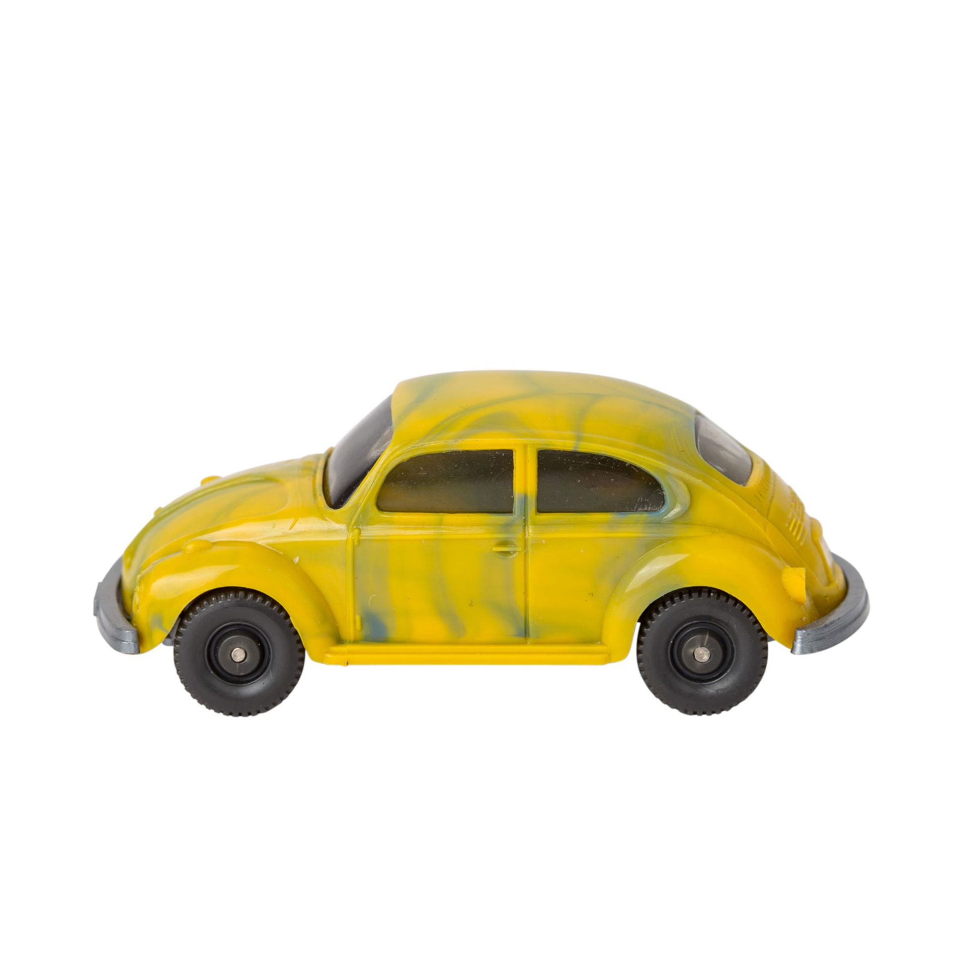 WIKING VW Käfer Vorserie, um 1972,misch-bunt (gelb-grün), glatte Stoßstangen, gerad - Bild 4 aus 6