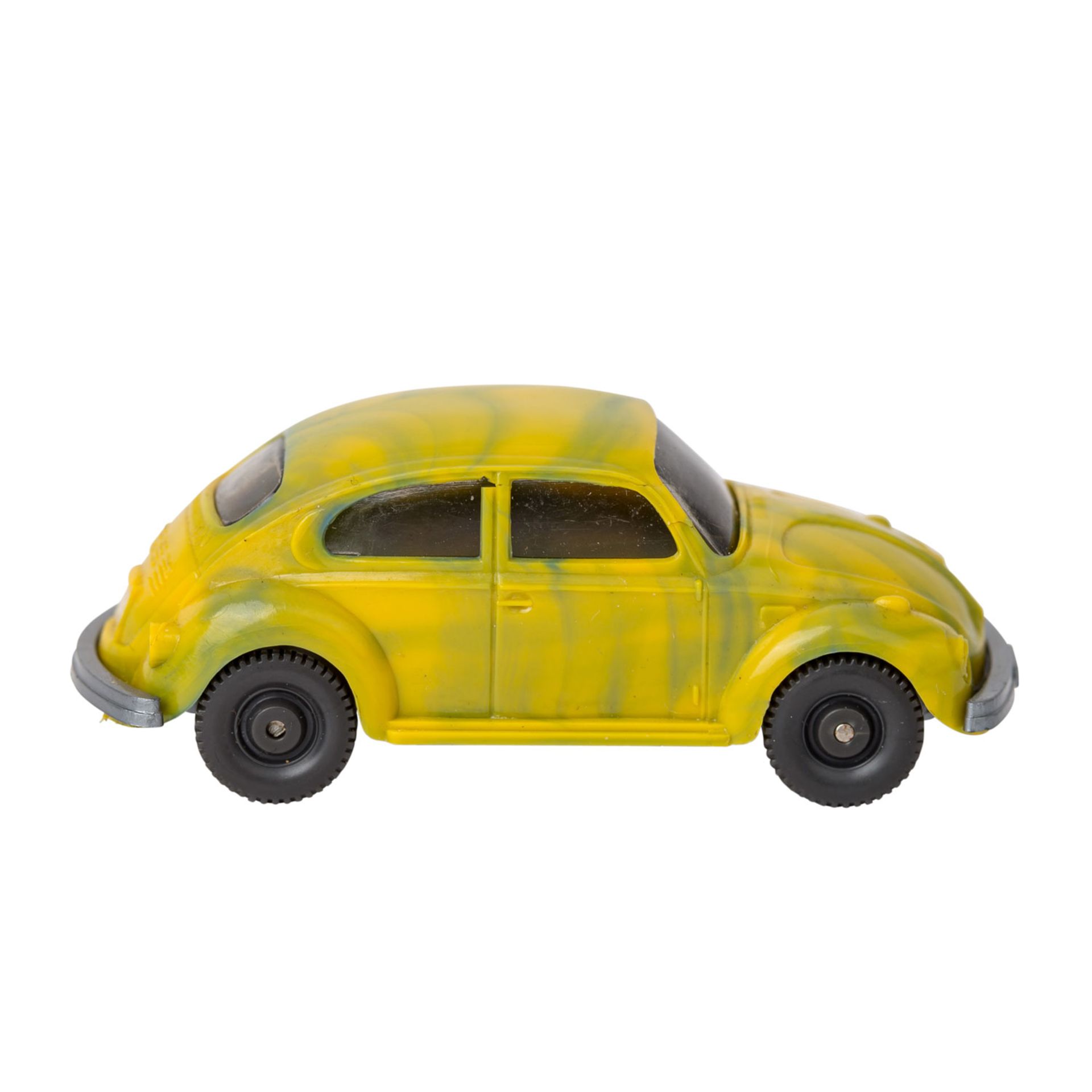 WIKING VW Käfer Vorserie, um 1972,misch-bunt (gelb-grün), glatte Stoßstangen, gerad - Bild 2 aus 6
