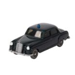 WIKING Mercedes Benz 180 Polizeiwagen, 1967/68,blaugrüne Karosserie, ungewöhnliche A