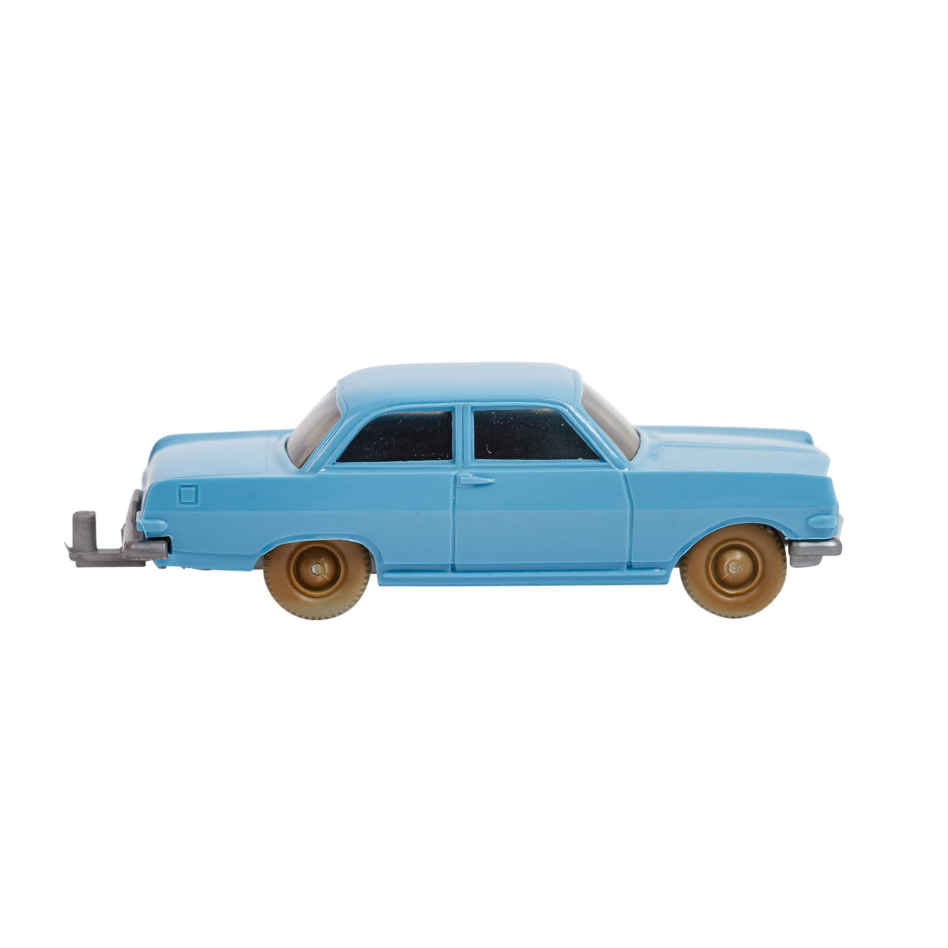 WIKING OPEL Rekord '63, 1967-1974,babyblaue Karosserie, Bodenprägung "Wiking 8r Germa