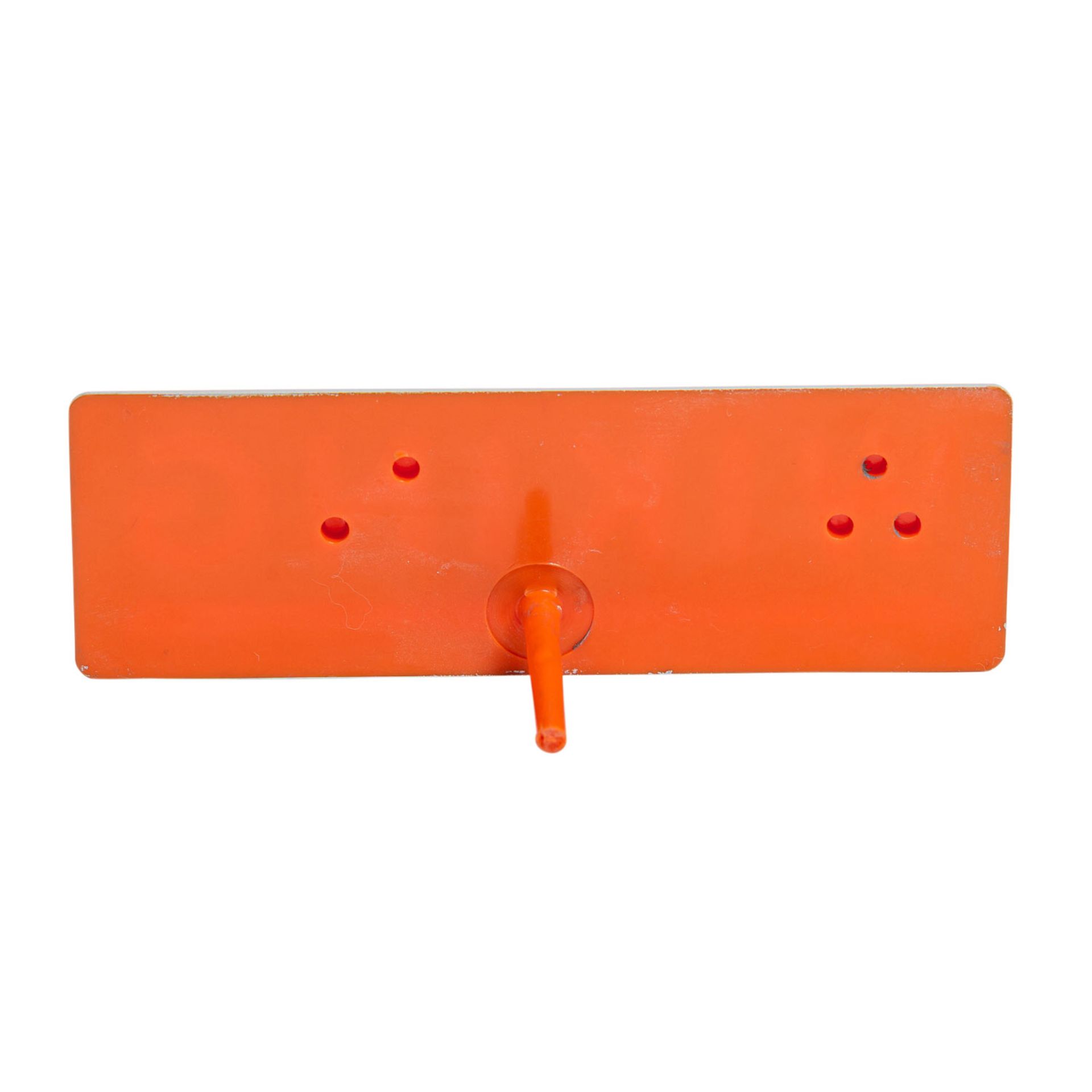 WIKING Kunststoffschild, 1963-1968,orangefarbene Letter auf silberfarbenem Grund, L 10, - Bild 2 aus 2