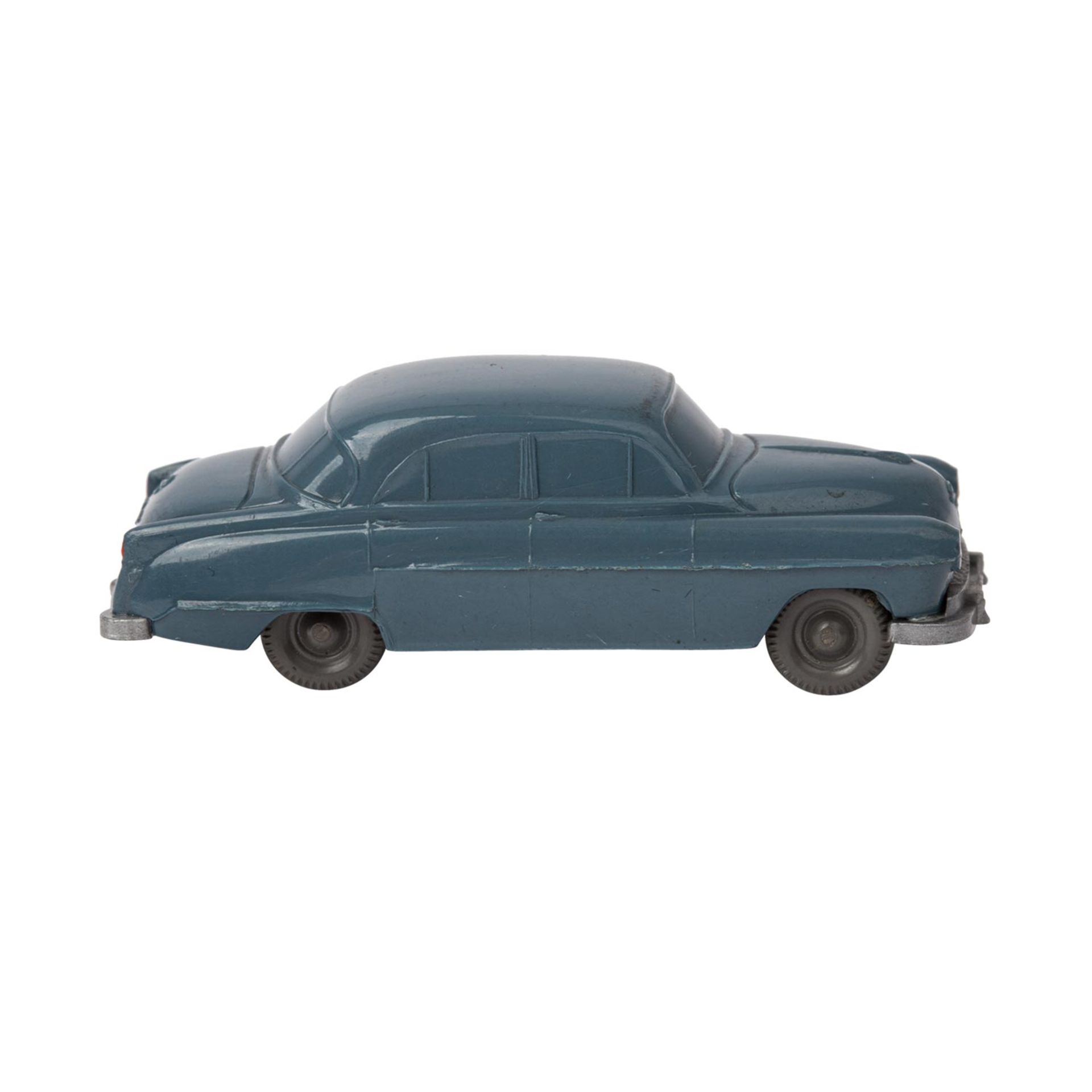 WIKING Opel Kapitän, 1955/56, mit Haifischmaul, azurblaue Karosserie, Scheinwerfer, Rückleuchten - Bild 4 aus 5