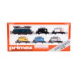 PRIMEX Jubiläumszugpackung "20 Jahre Primex" 2702, Spur H0,bestehend aus azurblauer E
