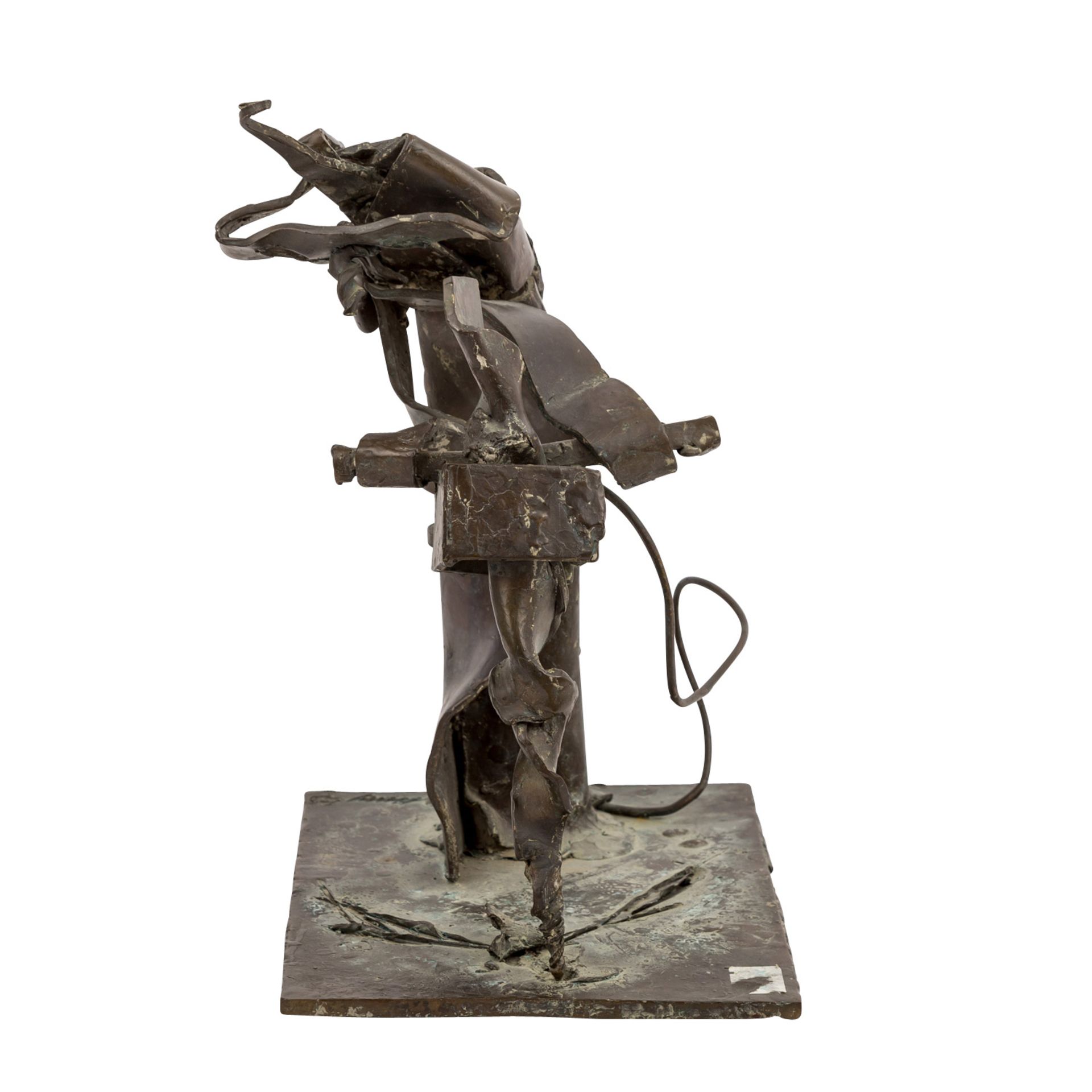 FETTING, RAINER (geb. 1949), "Streetworker",Bronze, abstrahierte Figur eines Straßena - Image 2 of 6