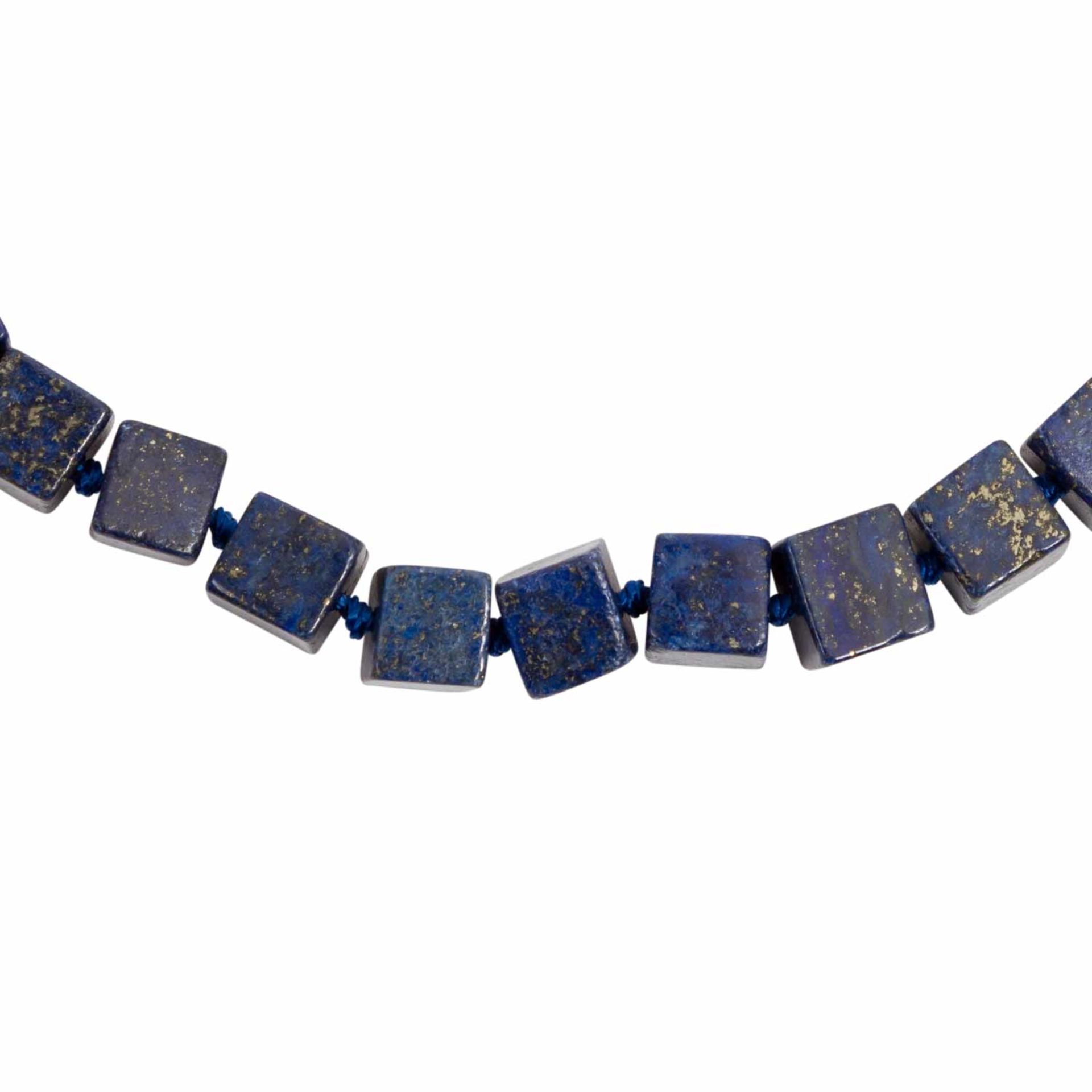 5 Steinketten,dabei 1 x mit Lapis Lazuli, leichte Gebrauchsspuren.5 stone chai - Image 6 of 6